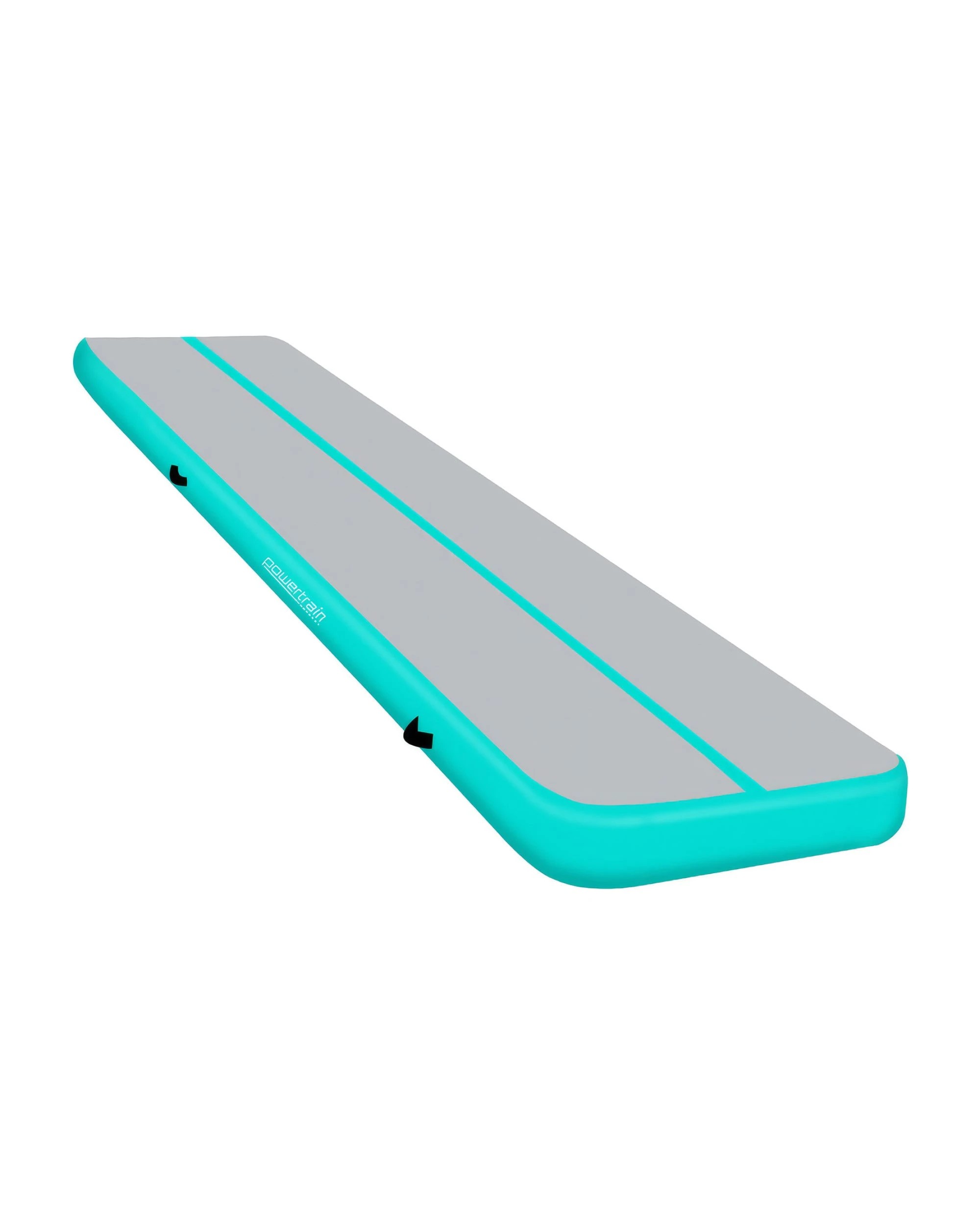 1 Powertrain 4M 20cm Air Track Gymnastics Tumbling Airtrack Exercise Yoga Mat Balance Beam Inflatable - Green, 1 of 5