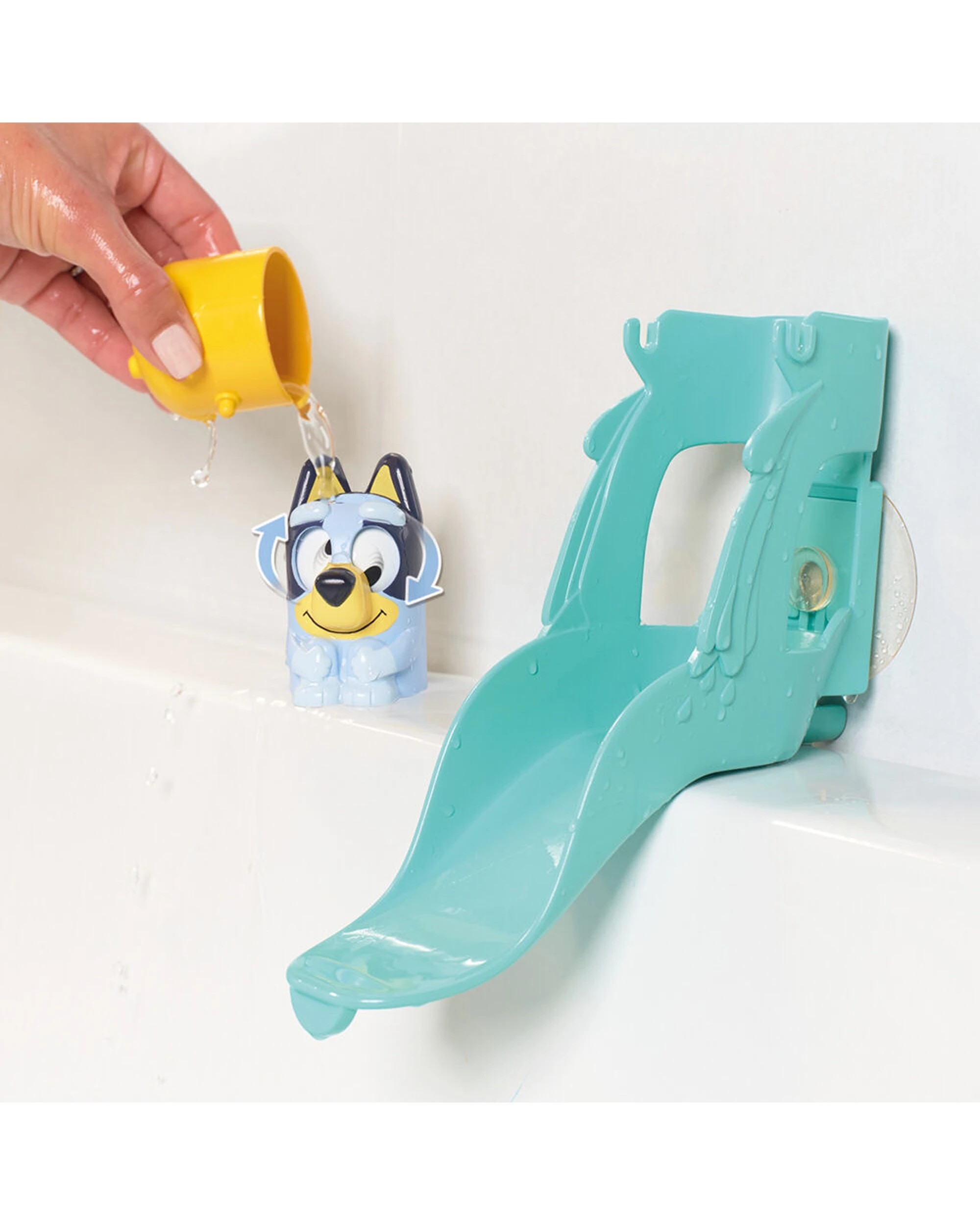 6 Tomy Toomies Bluey's Waterslide With Figurine Bathtime Activity Toy 2PK - Multi, 6 of 7