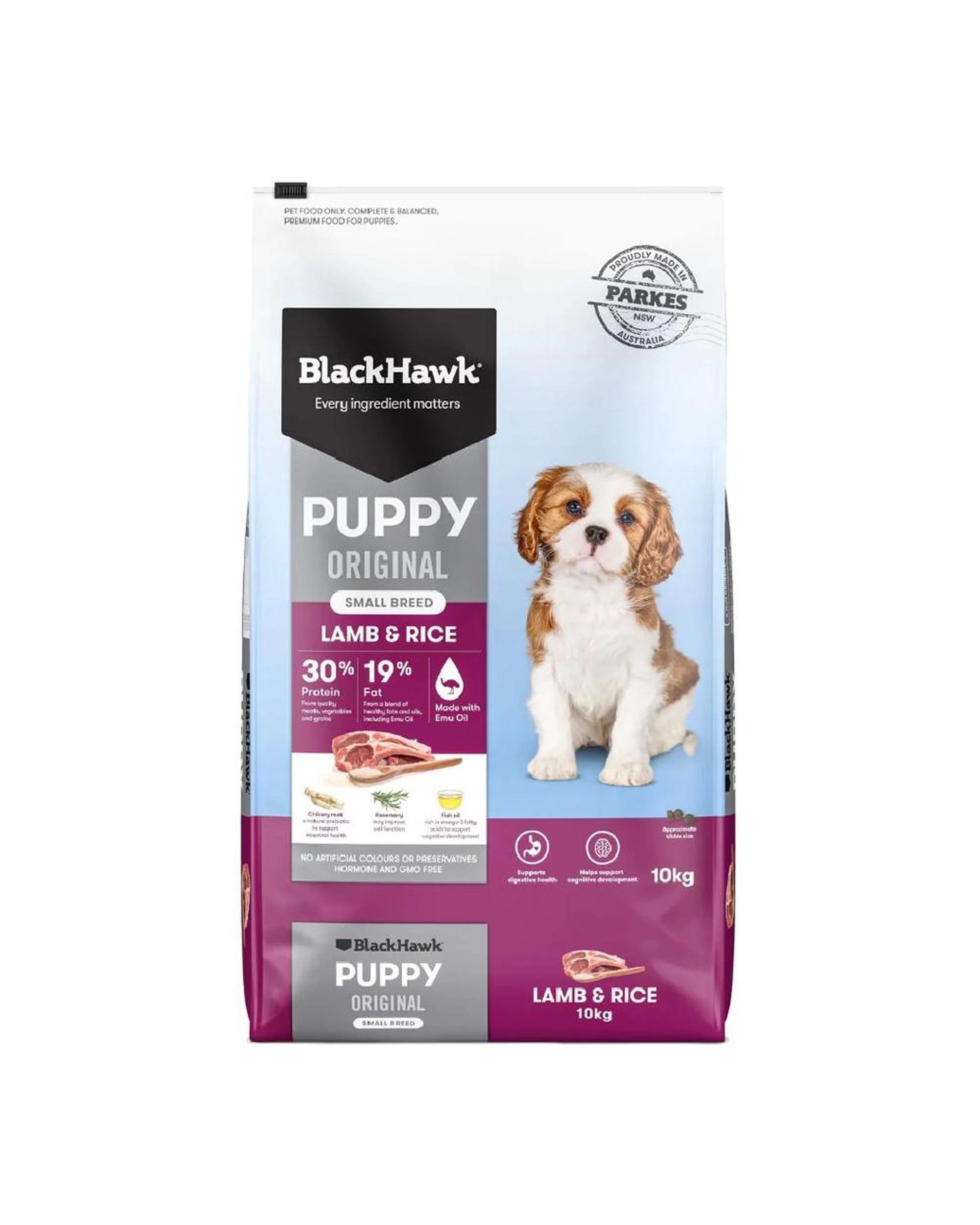 1 Black Hawk Puppy Small Breed Original Dry Dog Food Lamb & Rice 10kg, 1 of 8