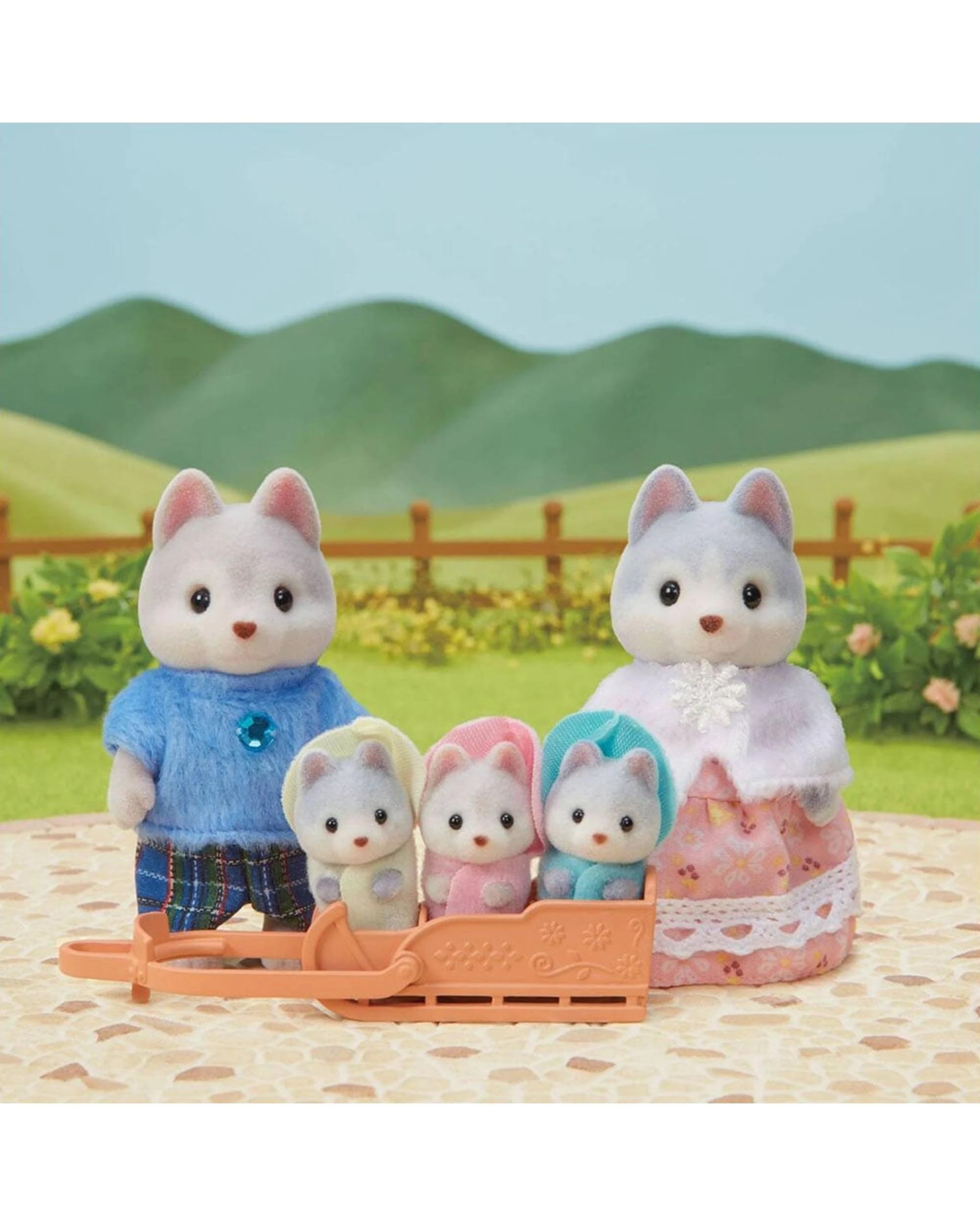 8 Sylvanian Families Husky Family, 8 of 8