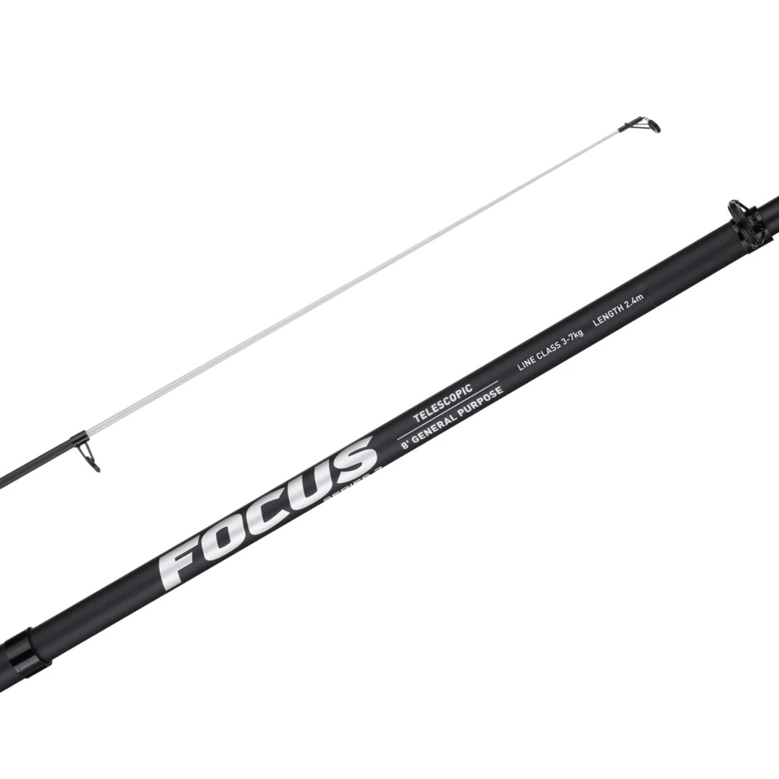 4 Jarvis Walker Focus Series 2 General Purpose Telescopic Combo - 8ft., Black, 4 of 5