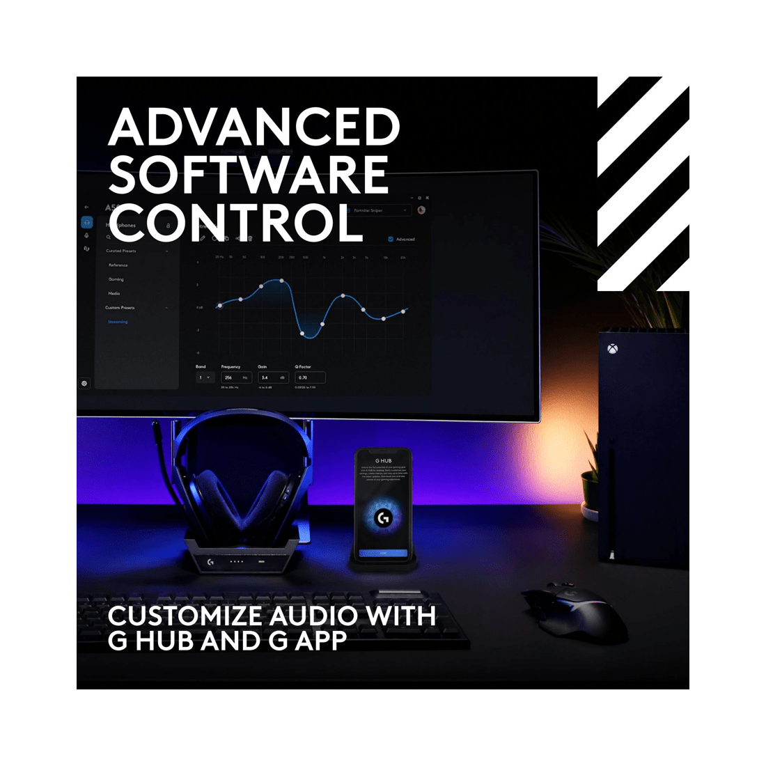 8 Logitech G Astro A50 LIGHTSPEED Wireless Gaming Headset + Base Station - Black, 8 of 10