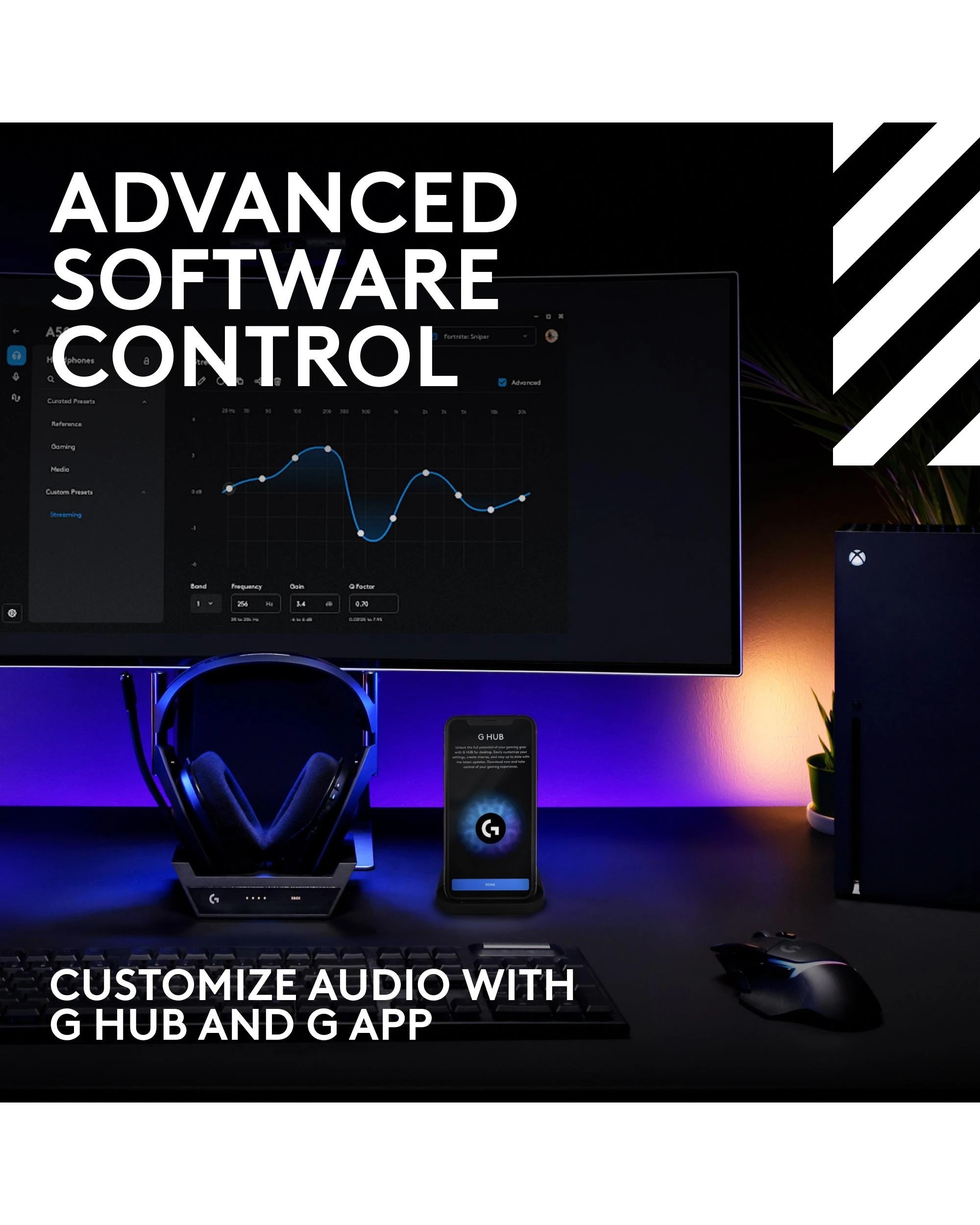 8 Logitech G Astro A50 LIGHTSPEED Wireless Gaming Headset + Base Station - Black, 8 of 10