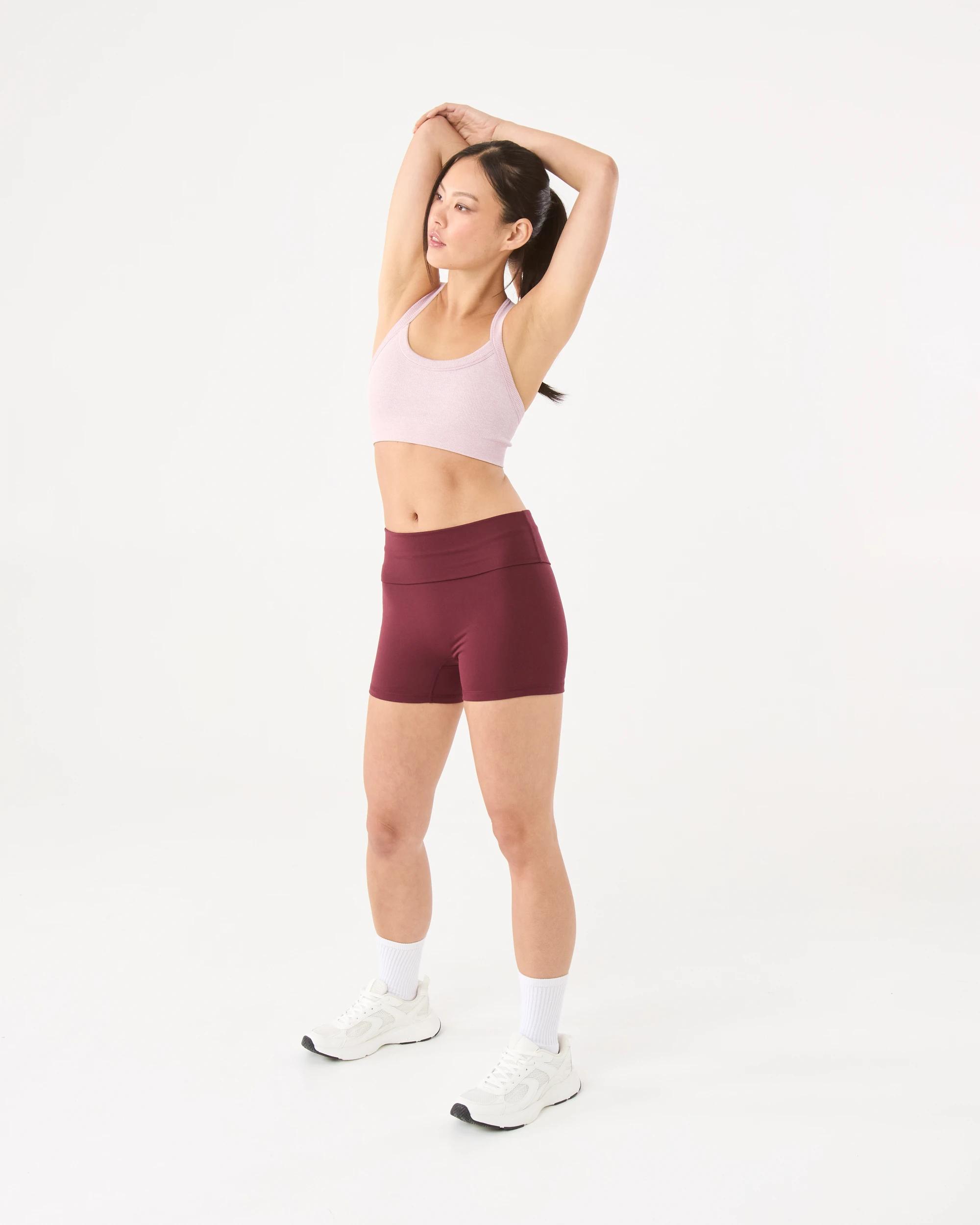 3 Active Womens Seamfree Support Crop Top Burn Pink, 3 of 8