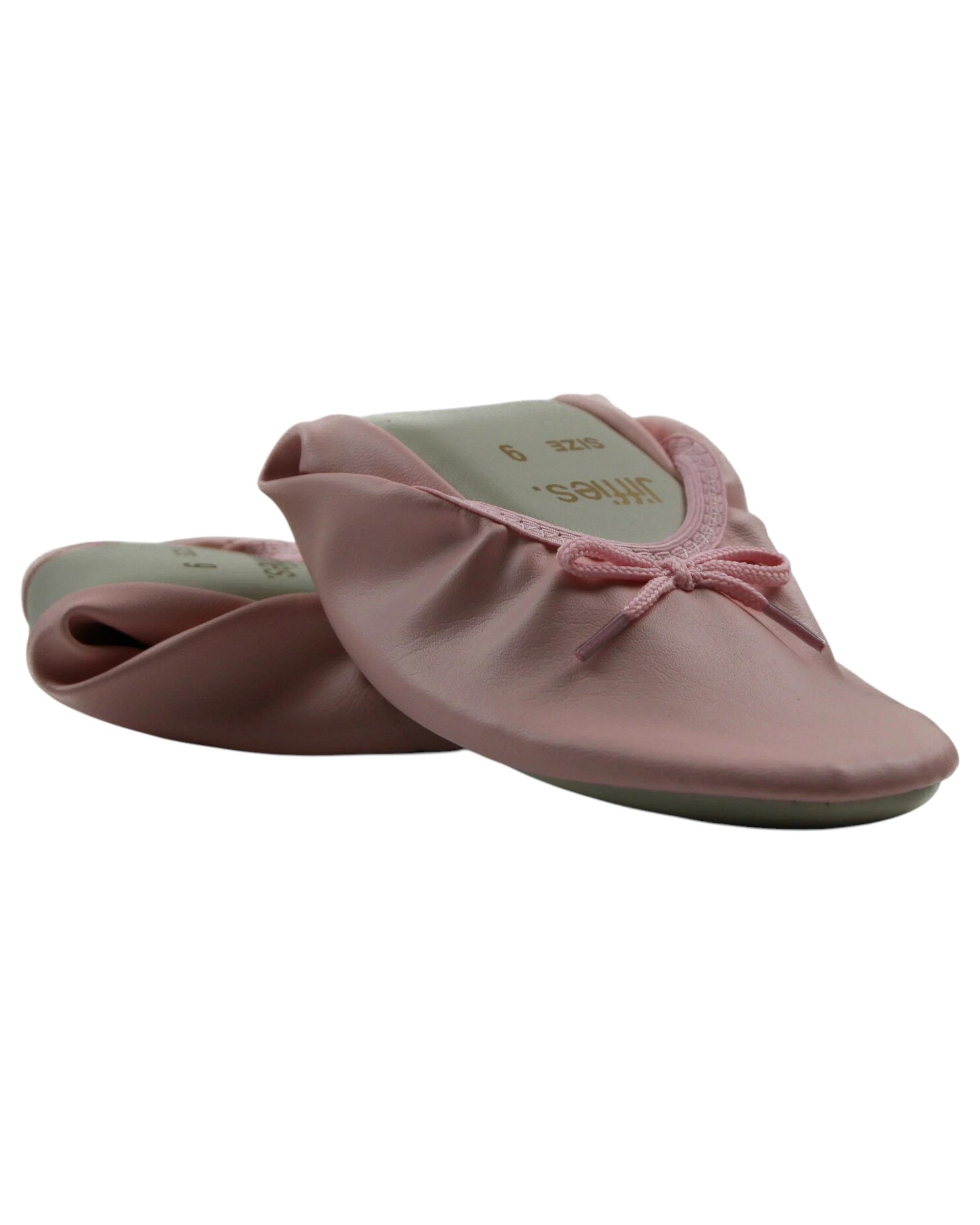 1 Jiffies Womens Grosby Ladies Ballet Dance Flats Shoes PINK, 1 of 1