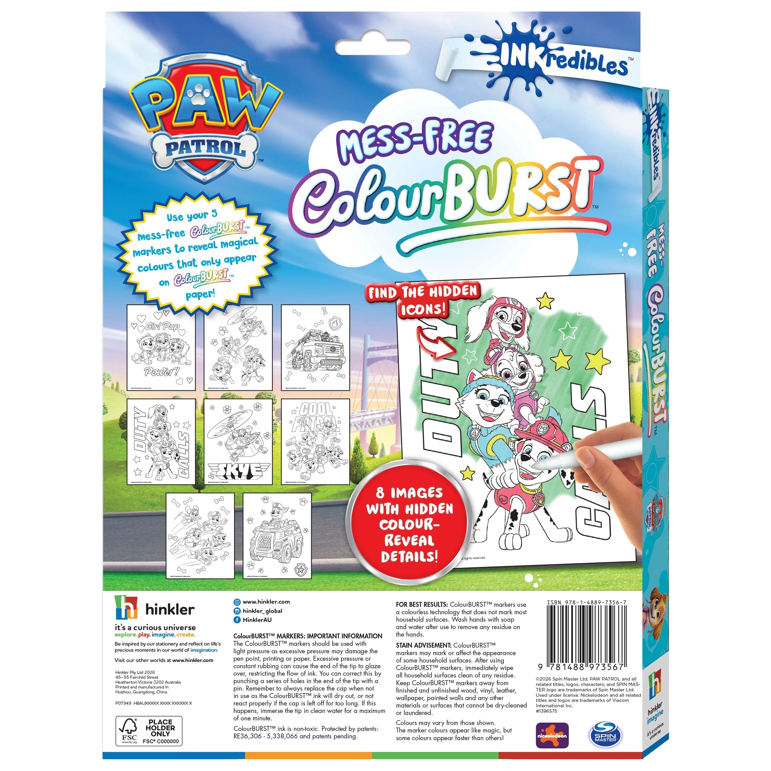 2 INKredibles Mess-Free Colour Burst PAW Patrol​ - Book, 2 of 6