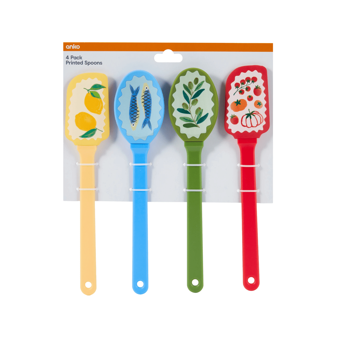 7 4 Pack Printed Spoons, 7 of 7