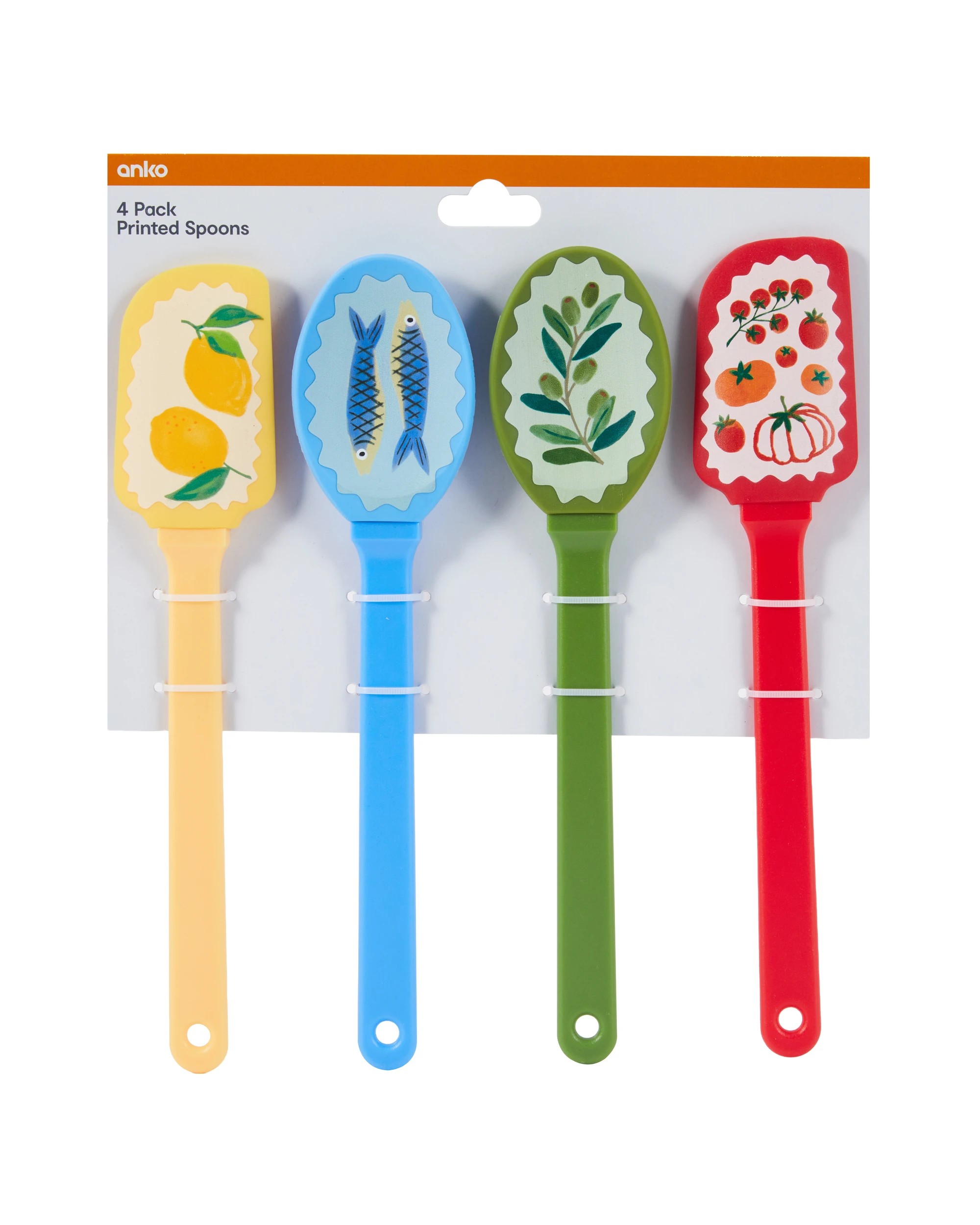 7 4 Pack Printed Spoons, 7 of 7