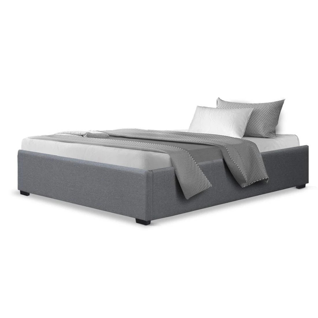 3 Artiss Bed Frame King Single Size Gas Lift Base - Grey, 3 of 8