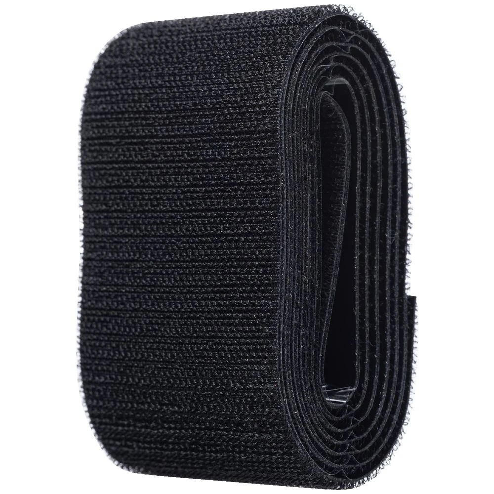 2 J.Burrows Heavy Duty Hook & Loop Tape 50mm x 1m Black, 2 of 3