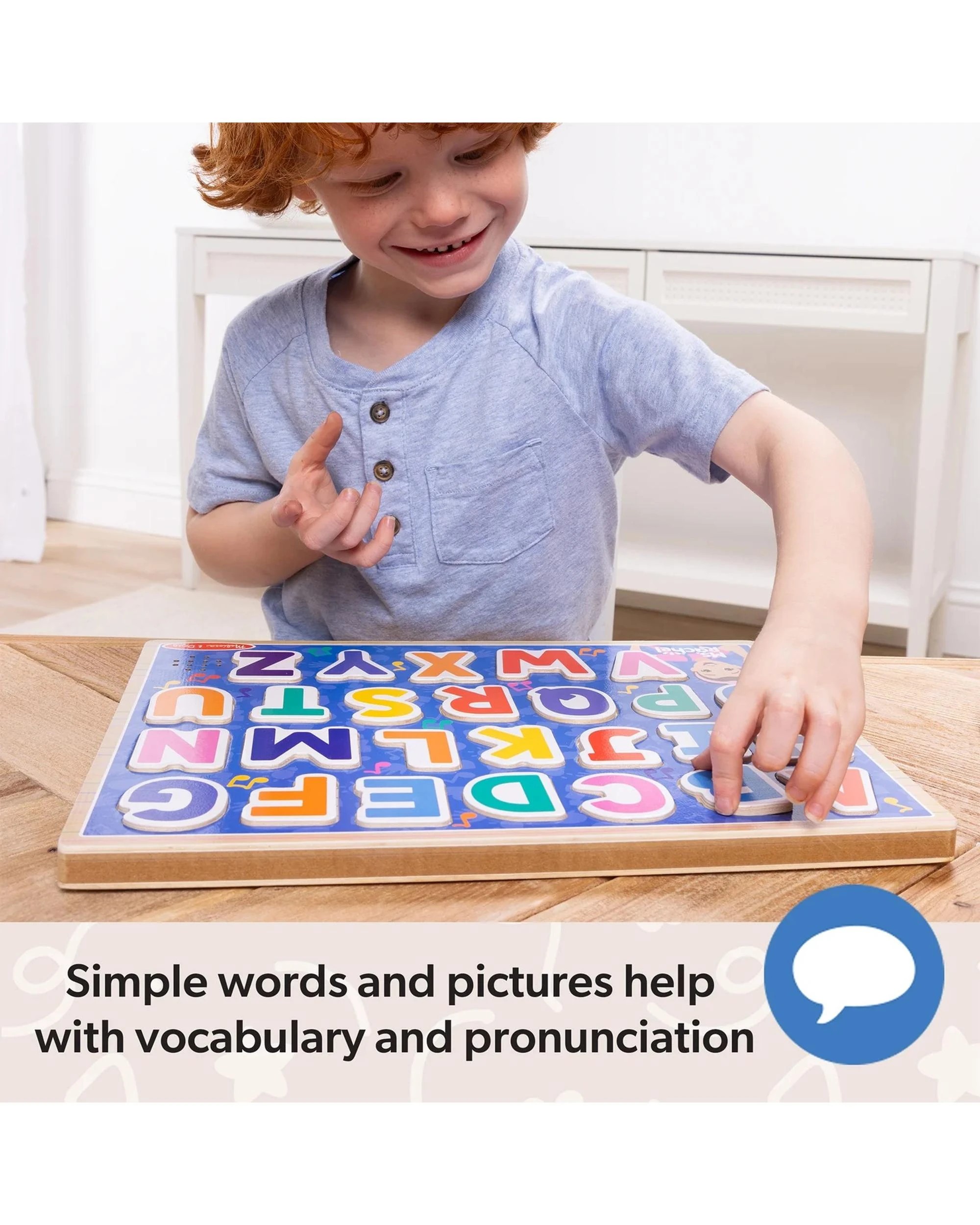 5 Melissa and Doug Ms Rachel Wooden Phonics Alphabet Sound Puzzle, 5 of 9