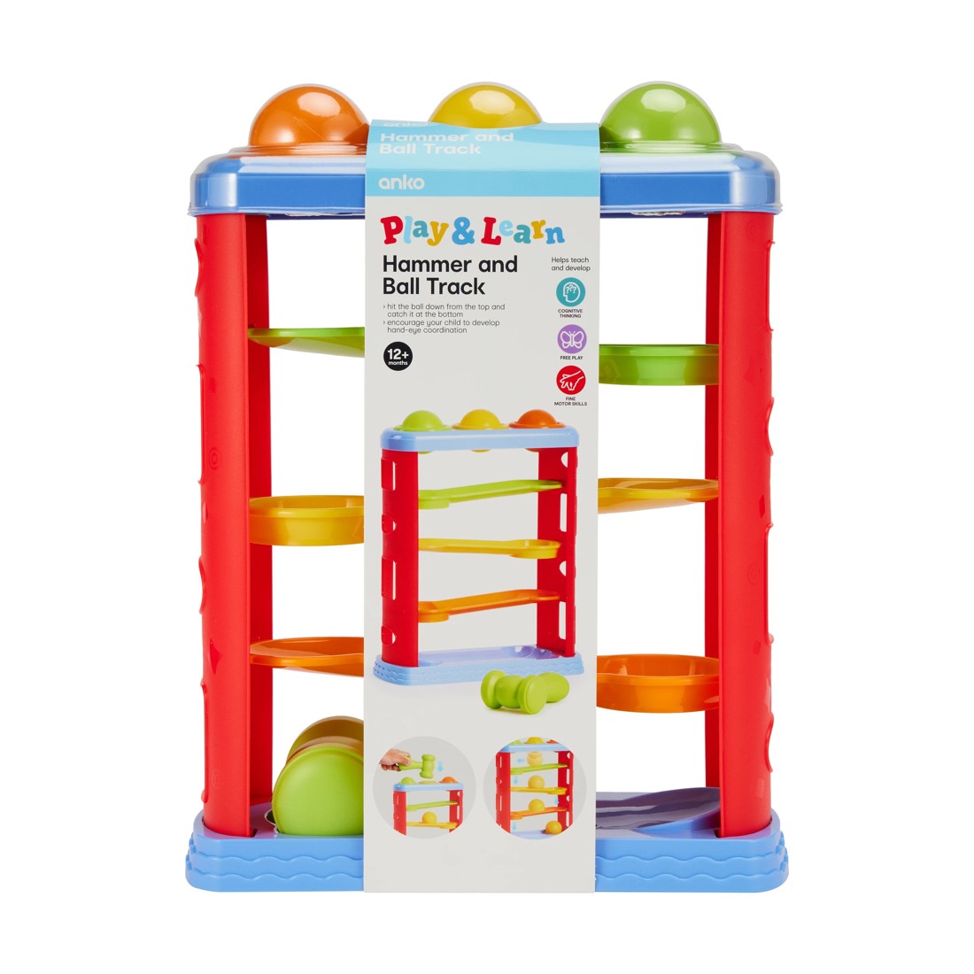 8 Play & Learn Hammer and Ball Track, 8 of 8