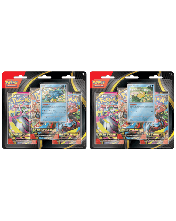 Pokemon Trading Card Game: Mega Evolution Three-Booster Blister Pack - Assorted