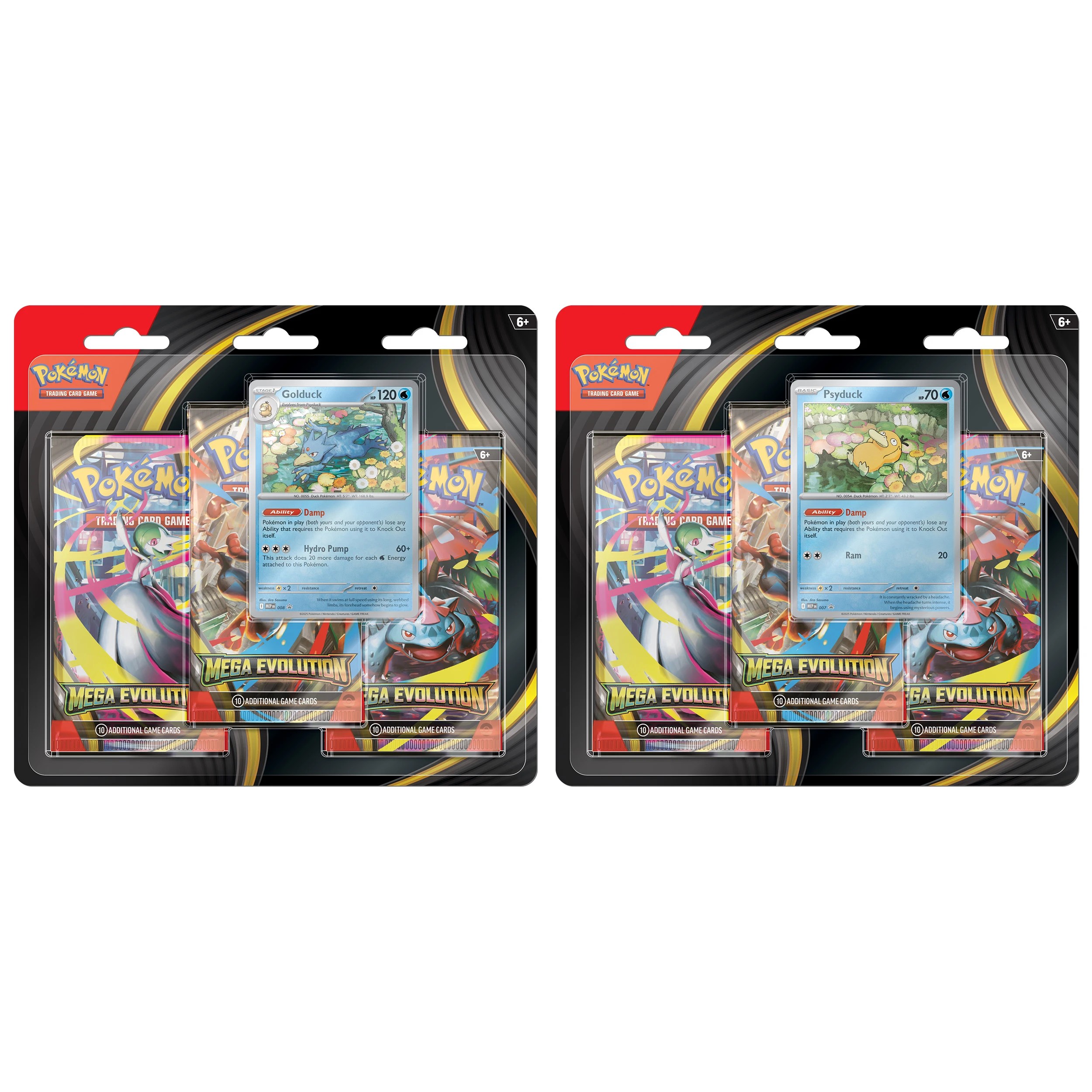 Pokemon Trading Card Game: Mega Evolution Three-Booster Blister