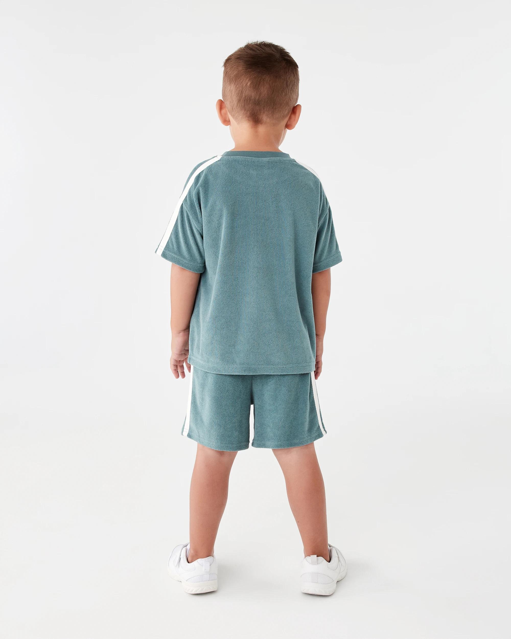 7 Terry Towelling T-shirt Gbln Blue, 7 of 7