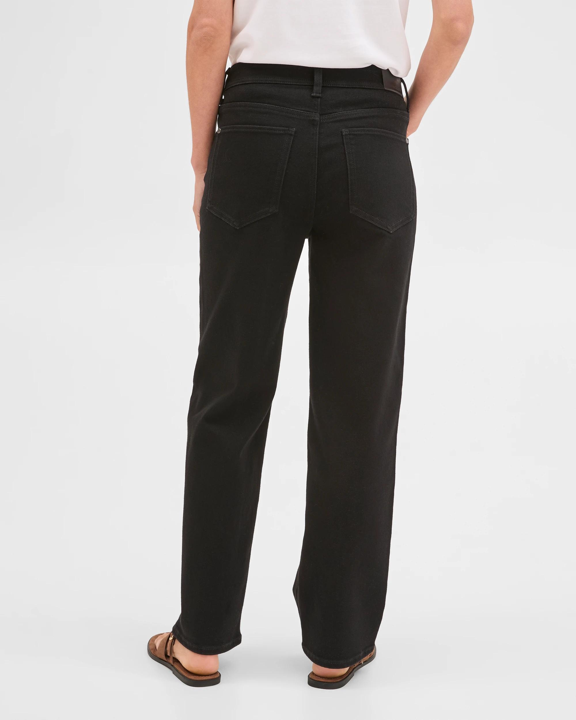 4 Target Denim Tara Slim Straight Leg Denim Jeans BLACK, 4 of 6
