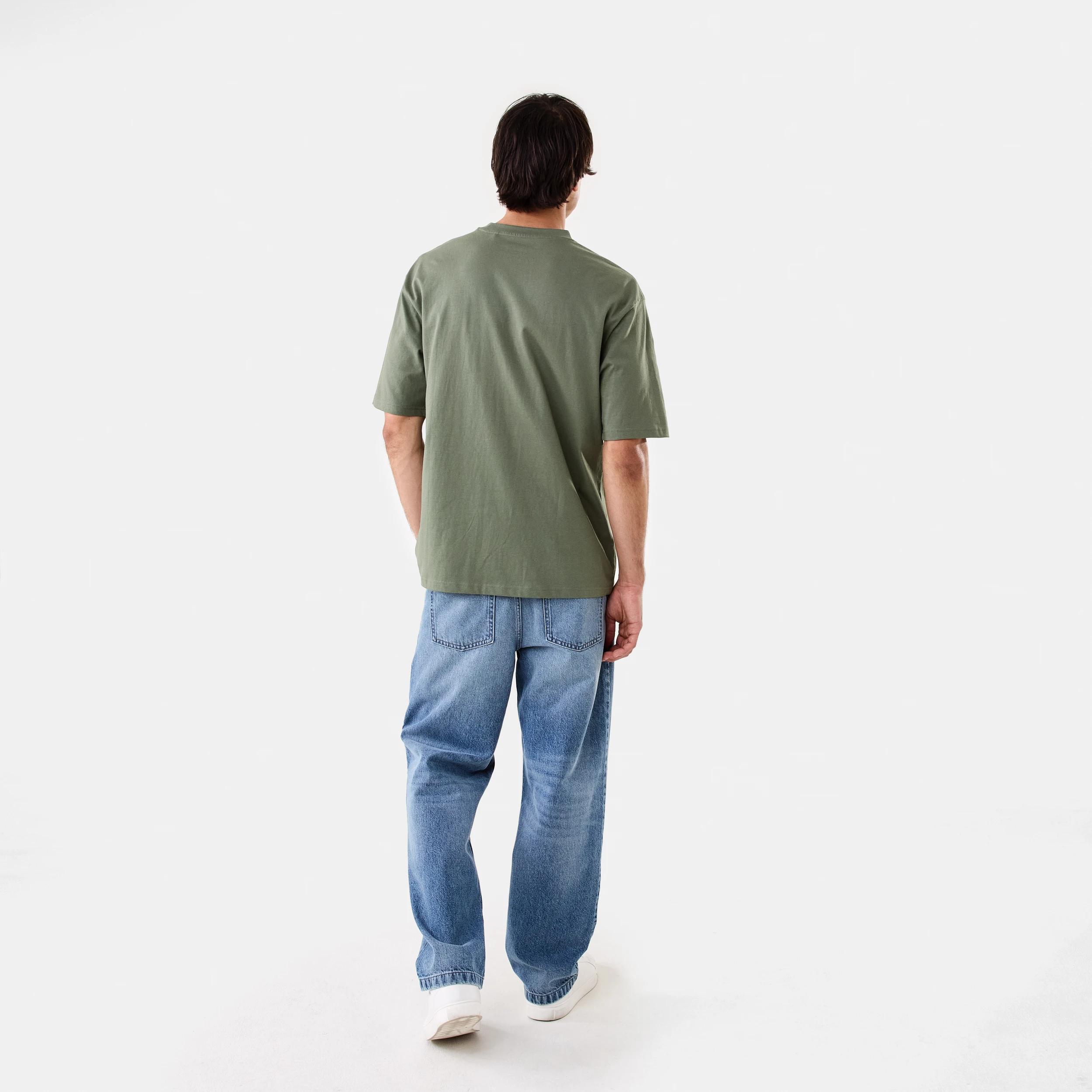 4 Oversized Print T-shirt Grn Agave, 4 of 10