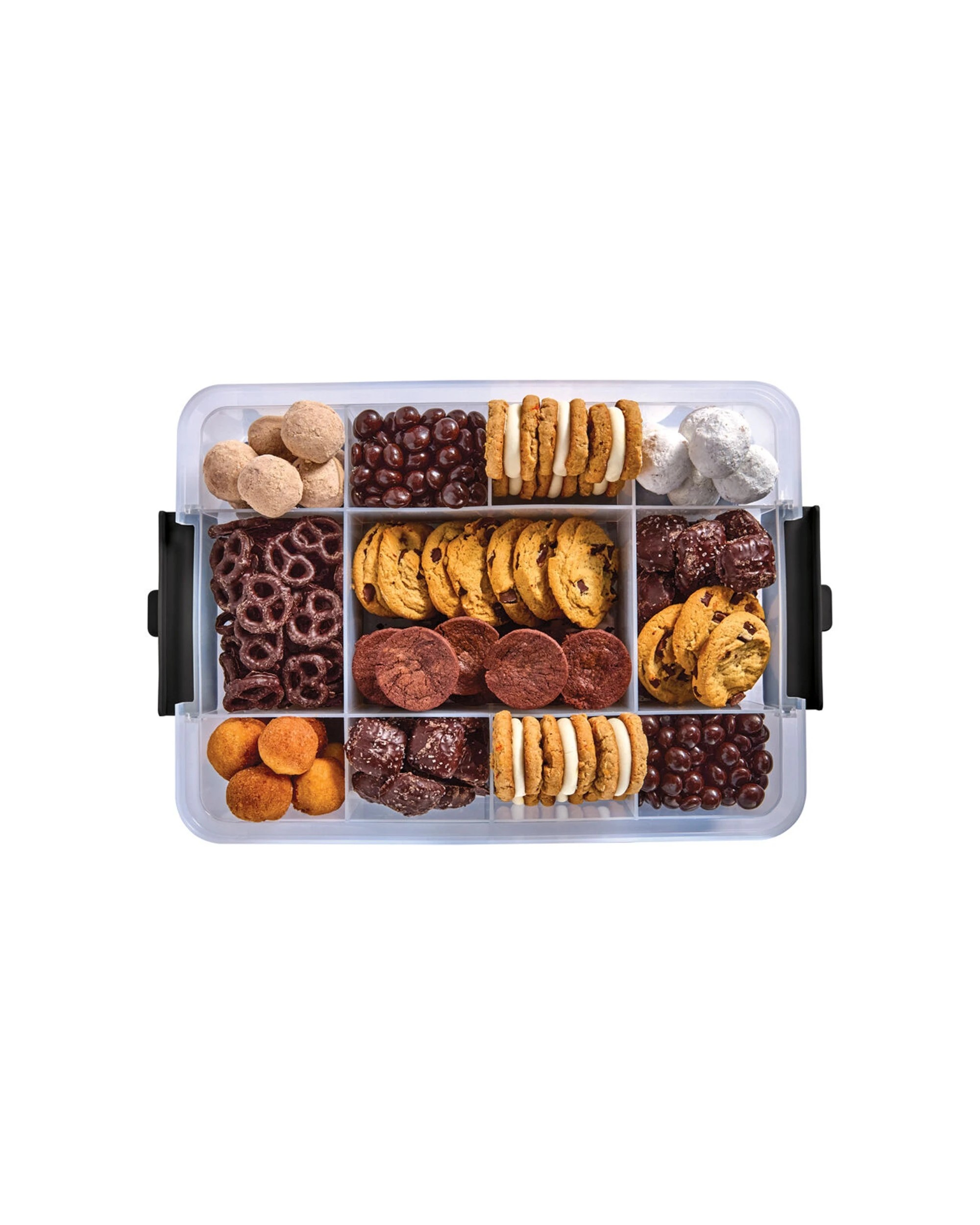 5 Farberware 2PK SnackleBox Bamboo Storage Board With 11-Compartment Food Storage Container - Clear, 5 of 8