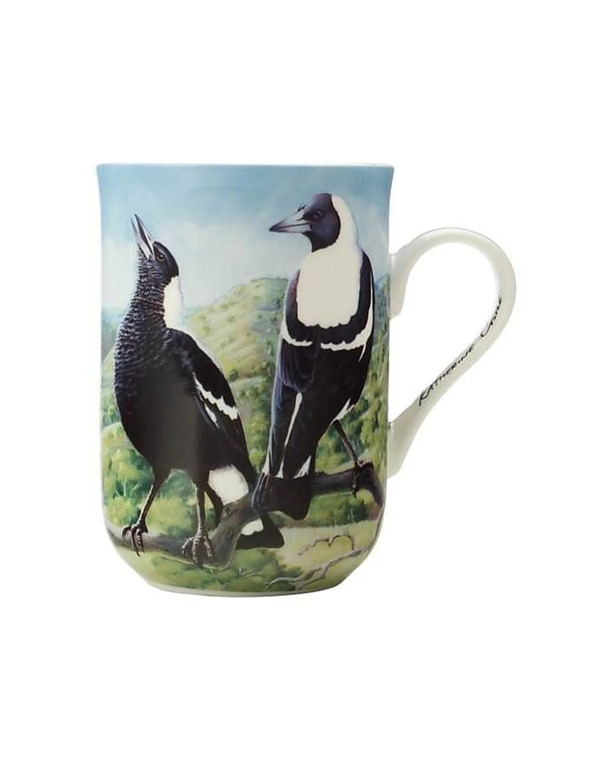 2 Maxwell & Williams 4x Birds of Australia Mug Cup Set Fine Bone China 300ml Magpie - Multi, 2 of 2