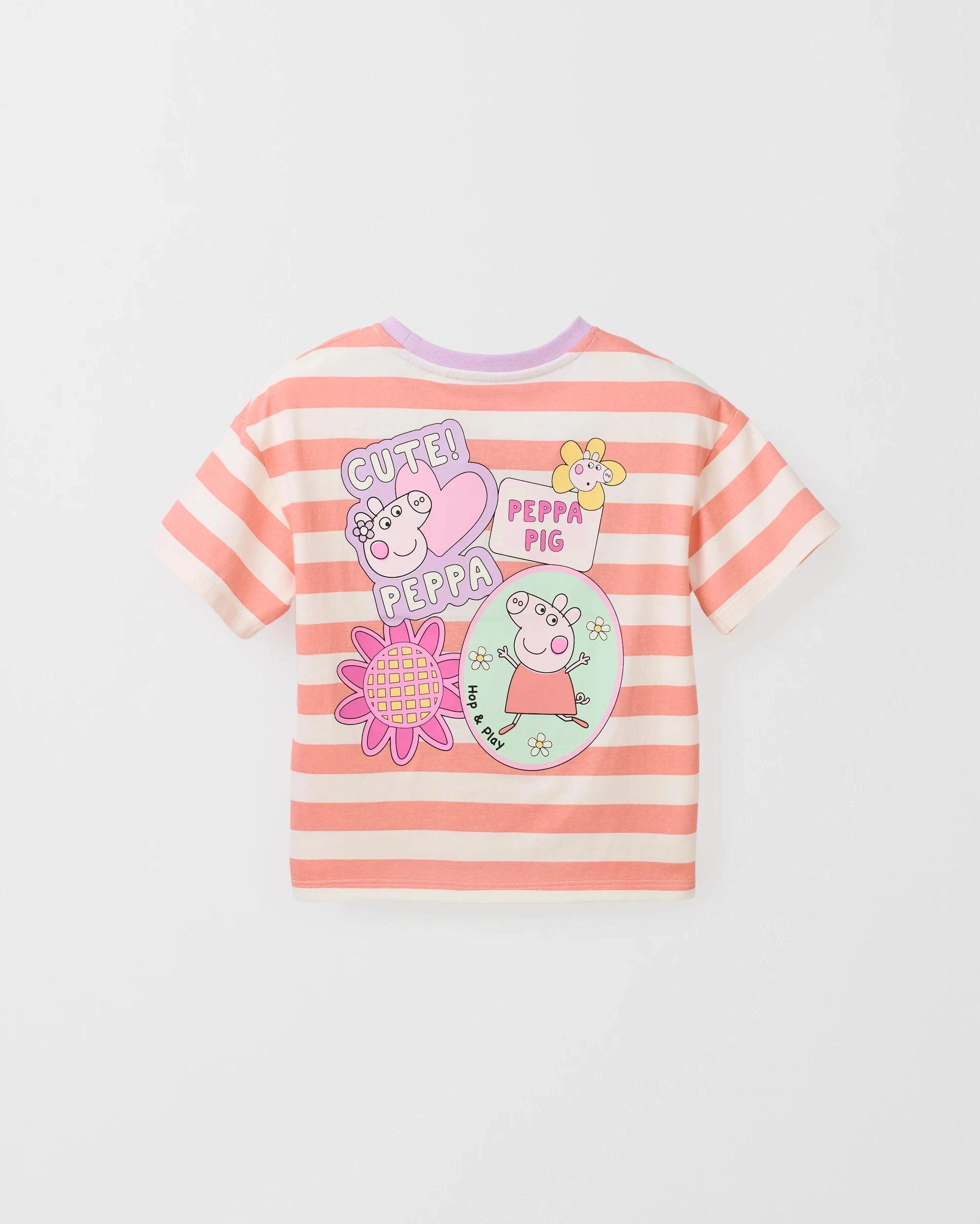 2 Peppa Pig Australian Cotton T-Shirt ORANGE, 2 of 3