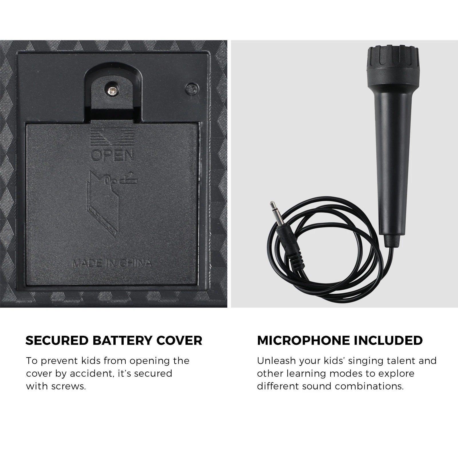 5 Mazam 61 Keys Piano Keyboard Electronic Musical Kids Toy Gift - Black, 5 of 10