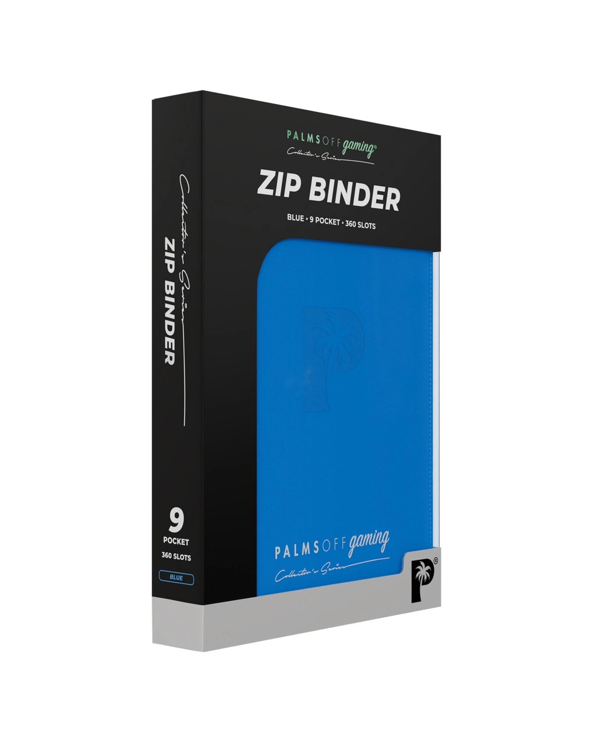 8 Palms Off Gaming Collector's Series 9 Pocket Zip Binder - Blue, 8 of 8