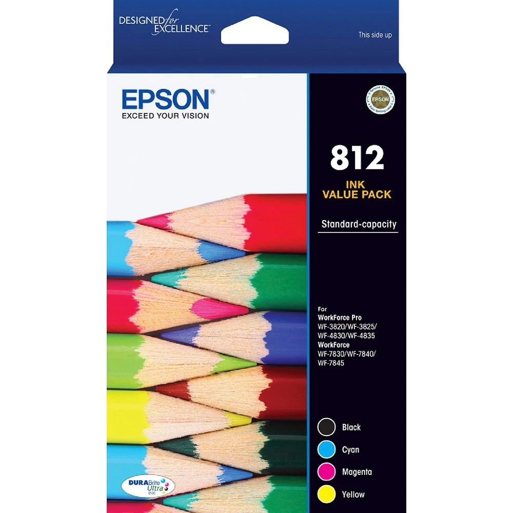 1 Epson 812 DURABrite Ultra Ink Cartridge Value Pack, 1 of 1