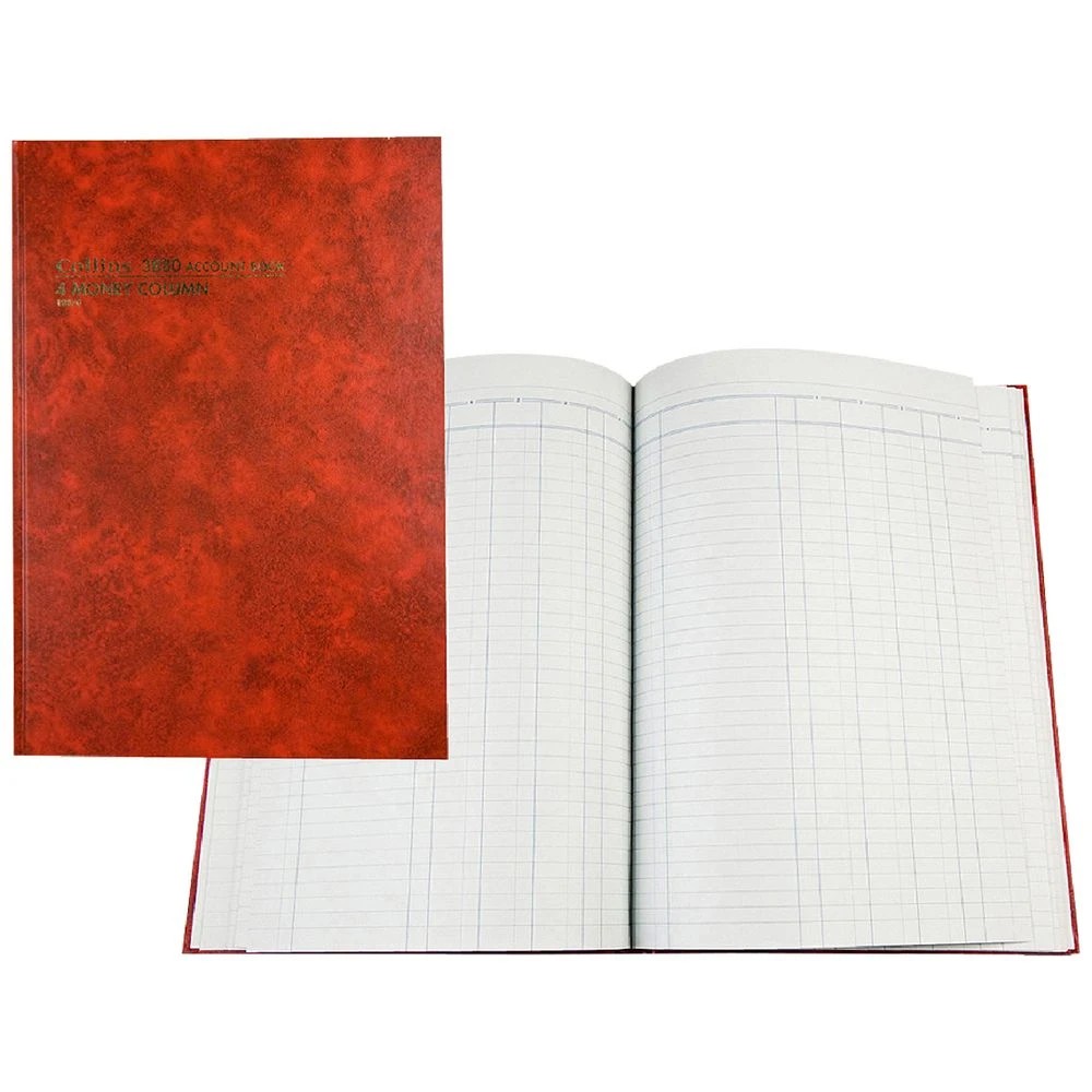 1 Collins Debden 3880 A4 Account Book 4 Money Column, 1 of 2