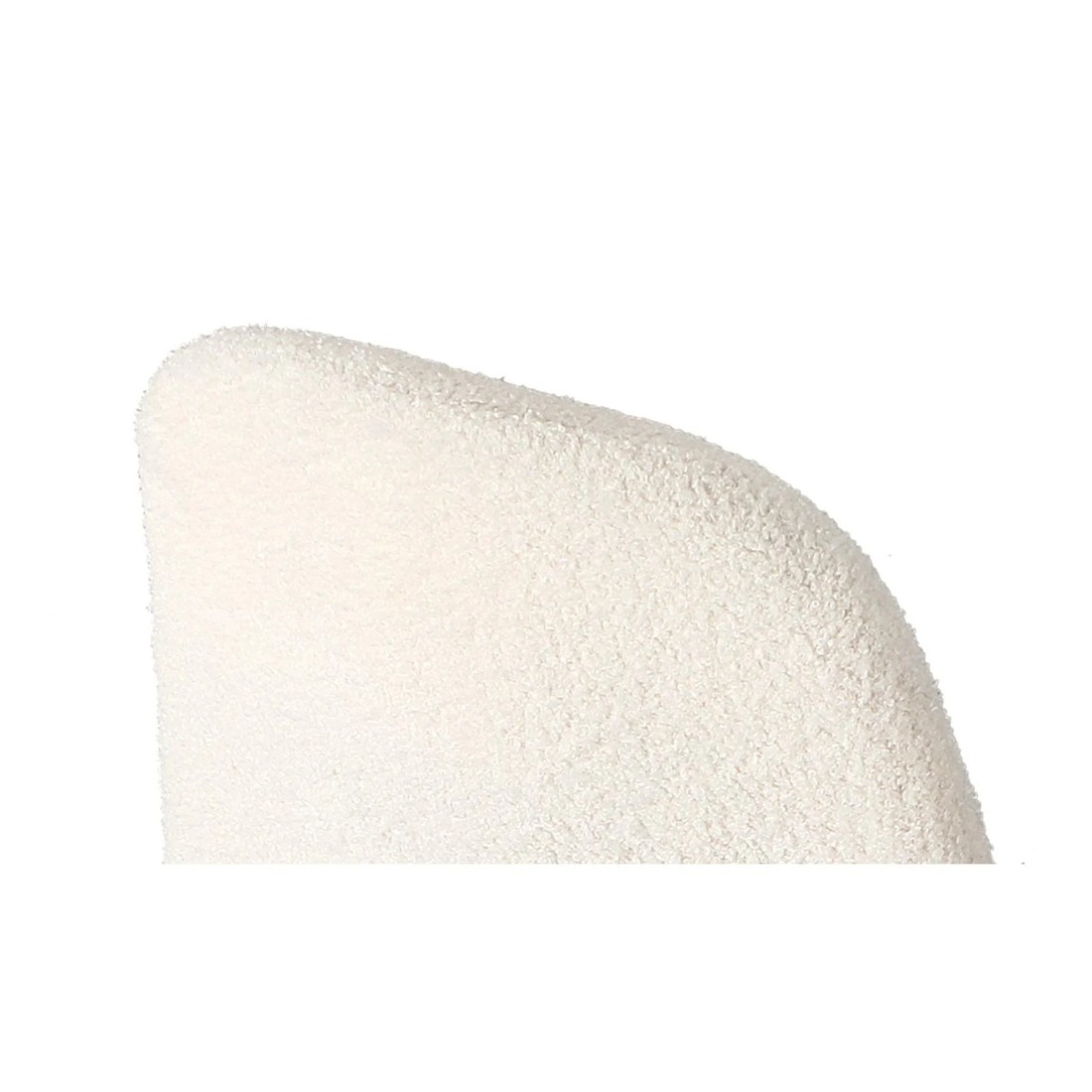 6 Oikiture 2x Dining Chairs Kitchen Accent Chair Lounge Sherpa Gold Metal Legs
 - White, 6 of 10