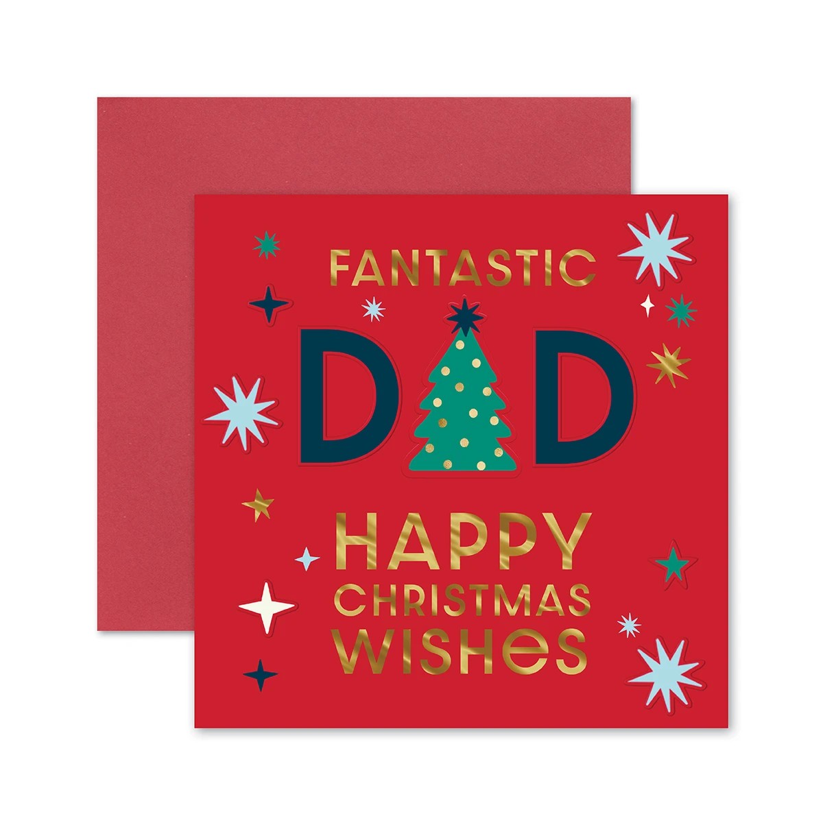1 Hallmark Christmas Card - Dad Tree, 1 of 3
