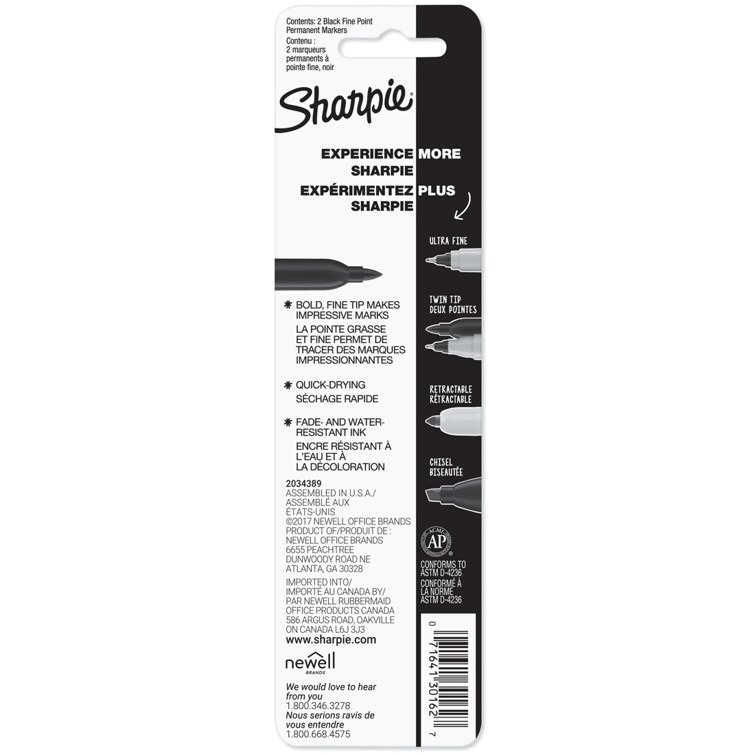4 2 Pack Sharpie Fine Point Permanent Marker - Black, 4 of 8