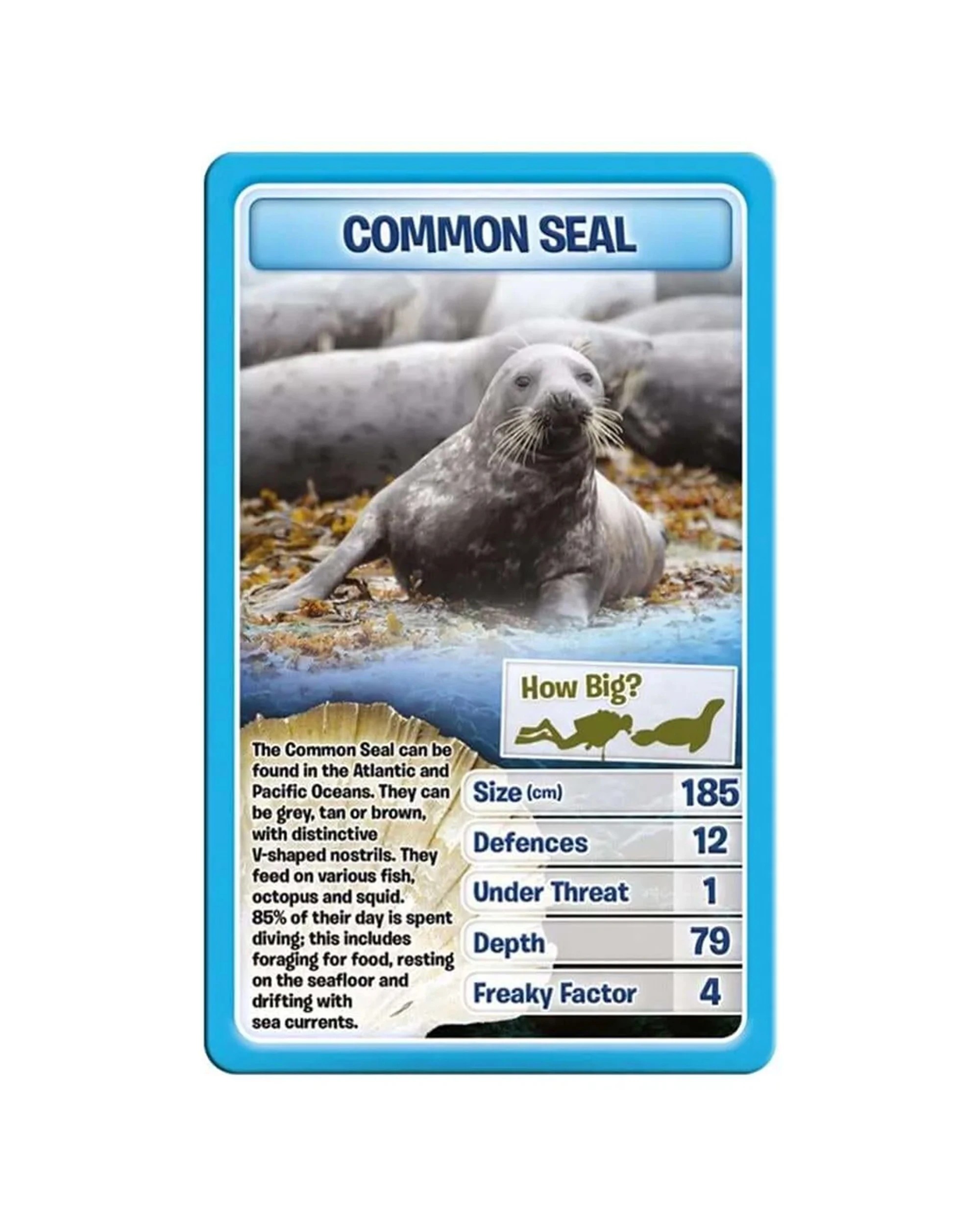 Top Trumps Creature Of The Deep Cards Deck Educational Card Game - Blue ...
