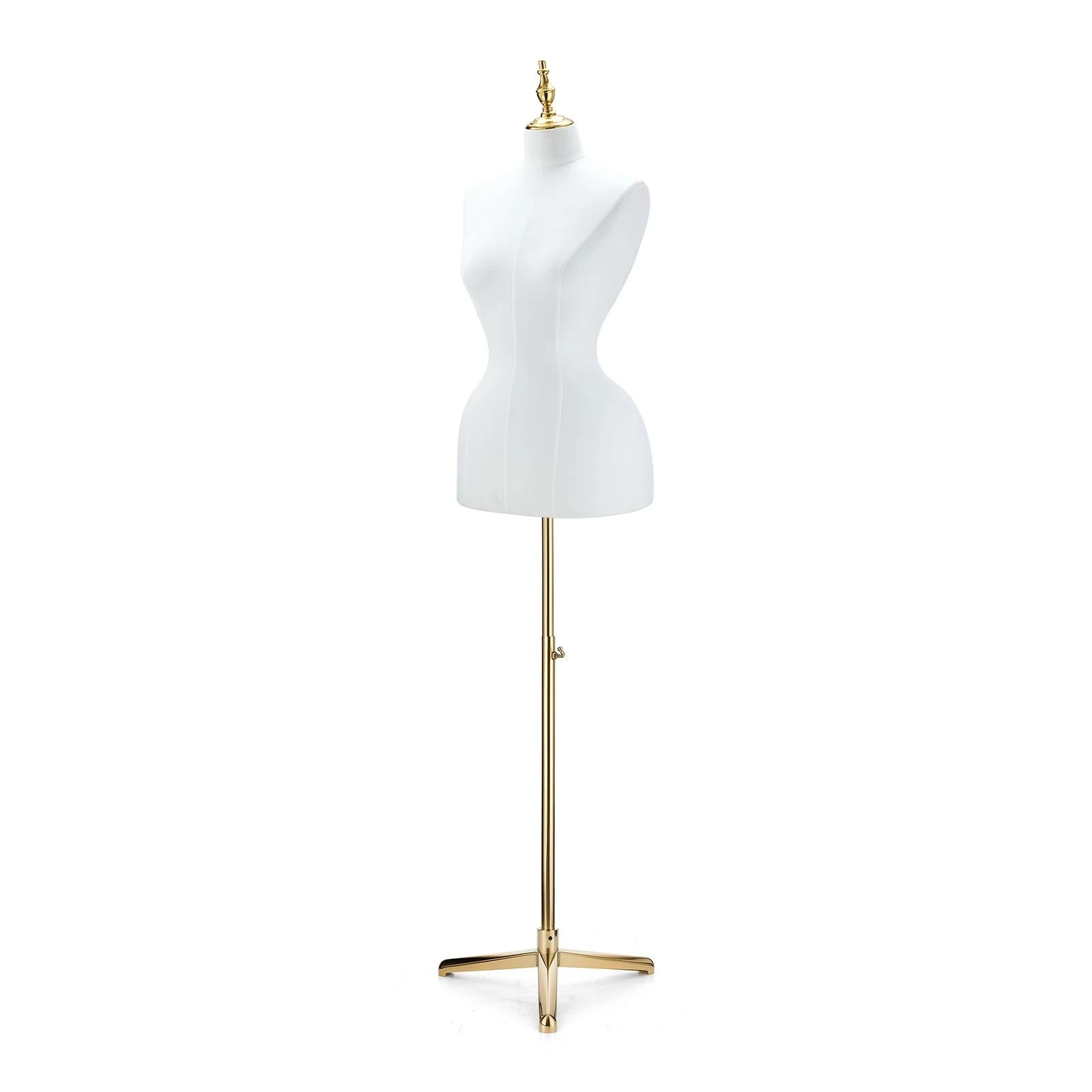 3 Ausway Adjustable Pinnable Female Mannequin Women Dress Form Dummy with Stand for Clothes Sewing Display, 3 of 6