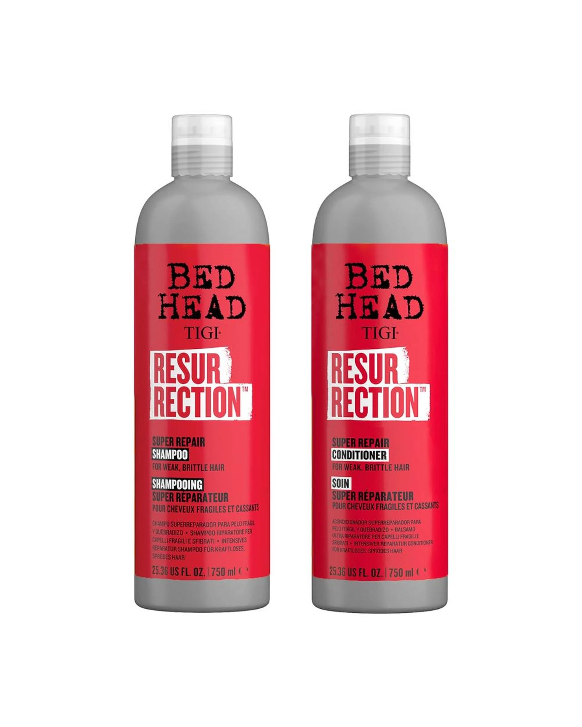 1 TIGI Bed Head Urban Antidotes Level 3 Resurrection Shampoo & Conditioner 750mL Duo, 1 of 3