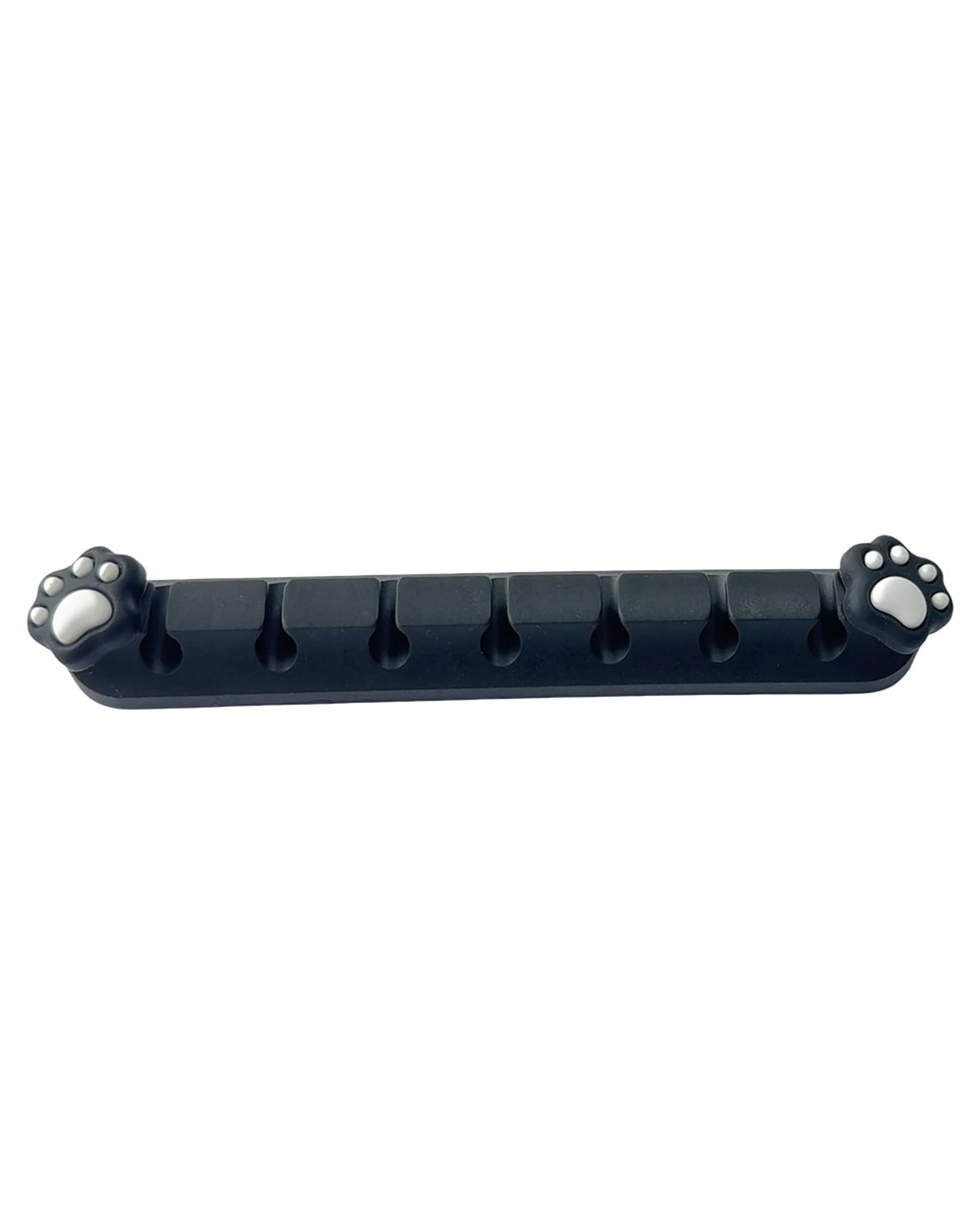 8 Playmax Paw Print Cable Management - Black/White - Multi, 8 of 8