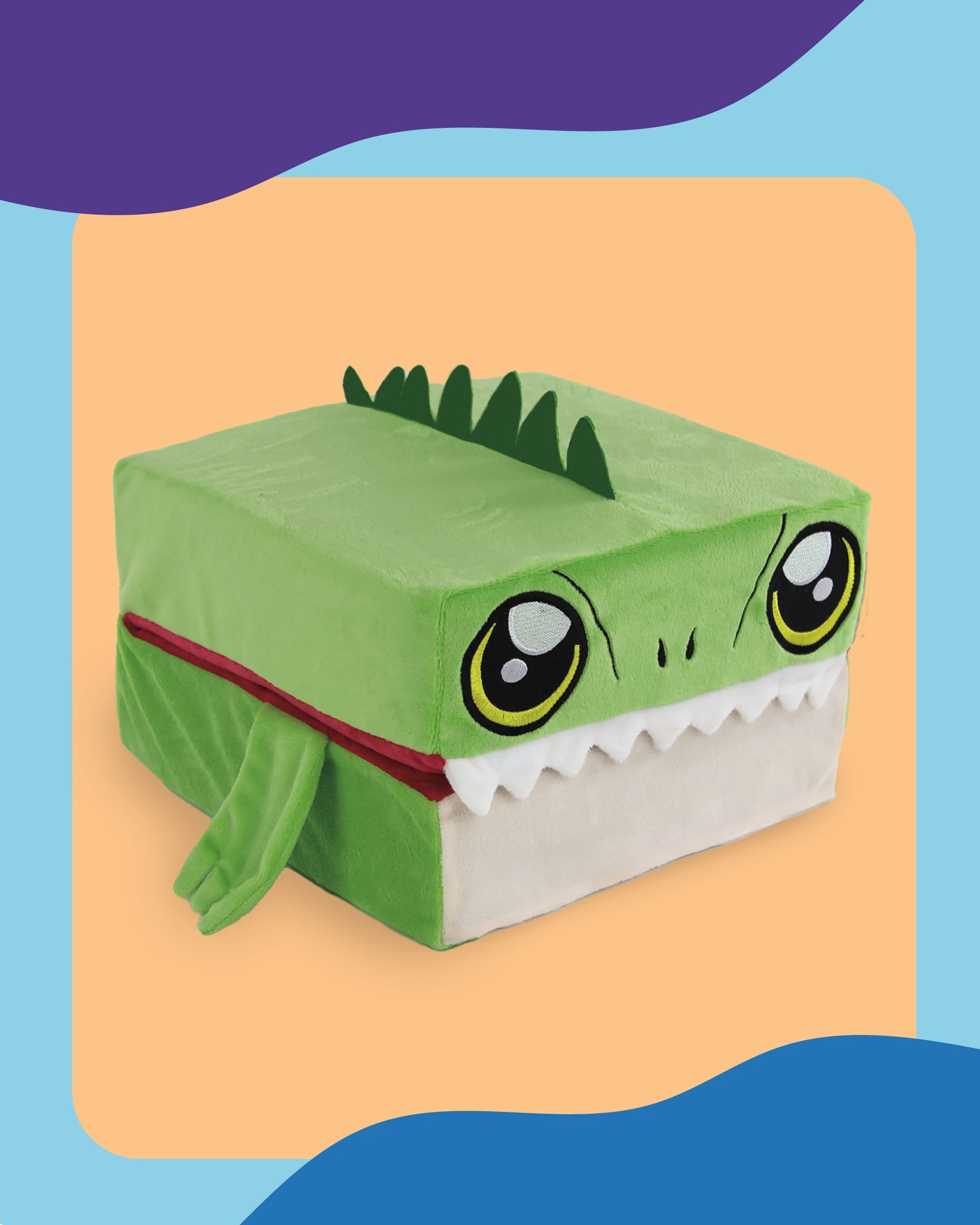 4 Global Shop Direct Pillow Cube Kids Dinosaur Huggable Play Pal and Comfy Pillow In One, 4 of 7