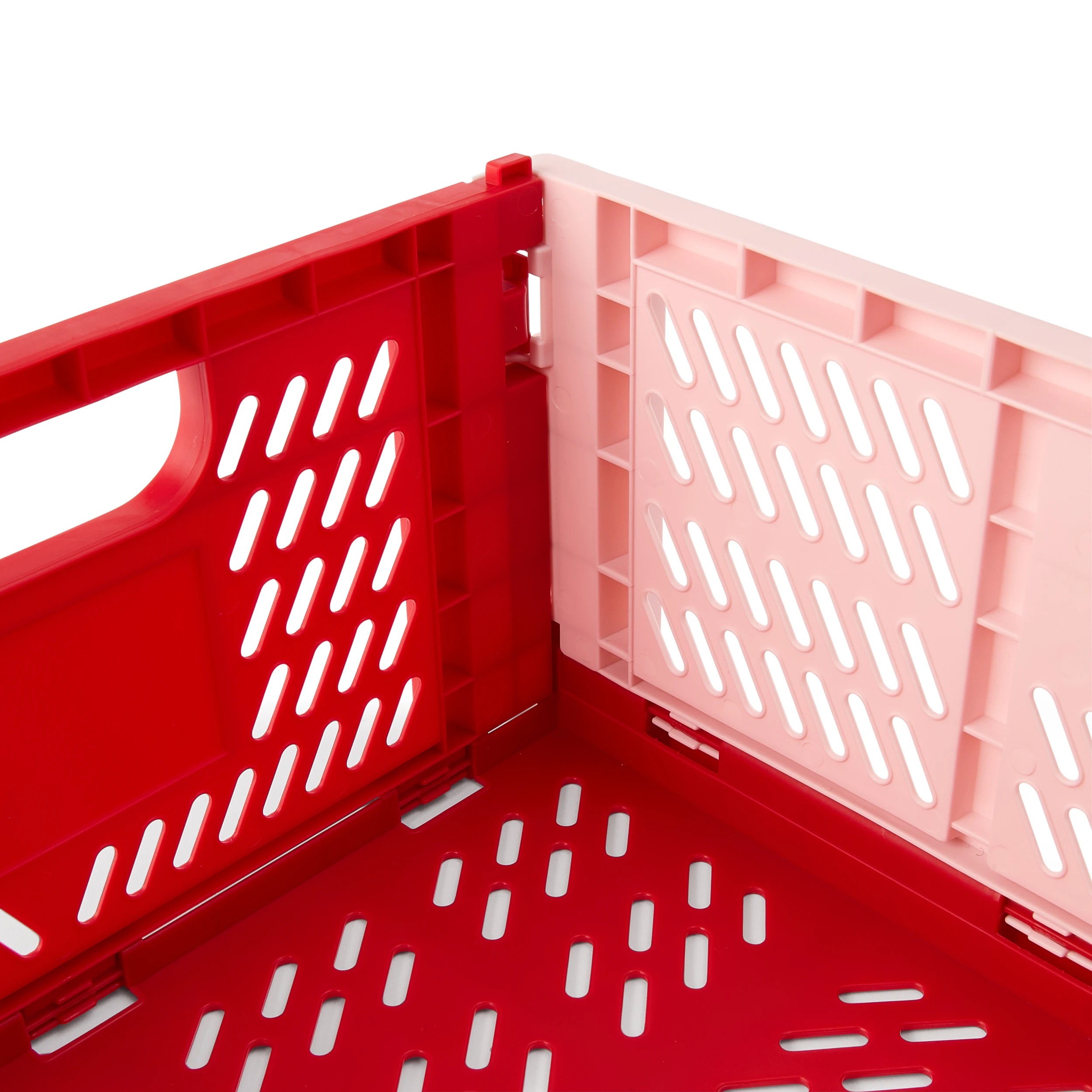 6 15L Collapsible Crate - Medium, Red, 6 of 8