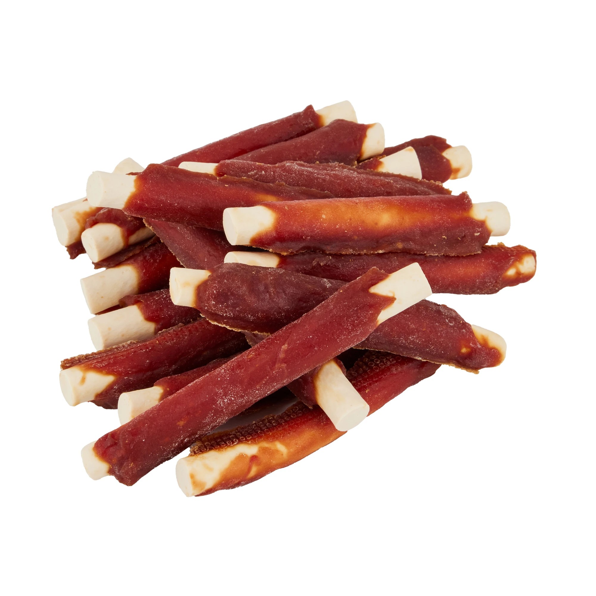 2 18 Pack Pet Treat Duck Wrapped Rawhide Alternative Sticks, 2 of 3