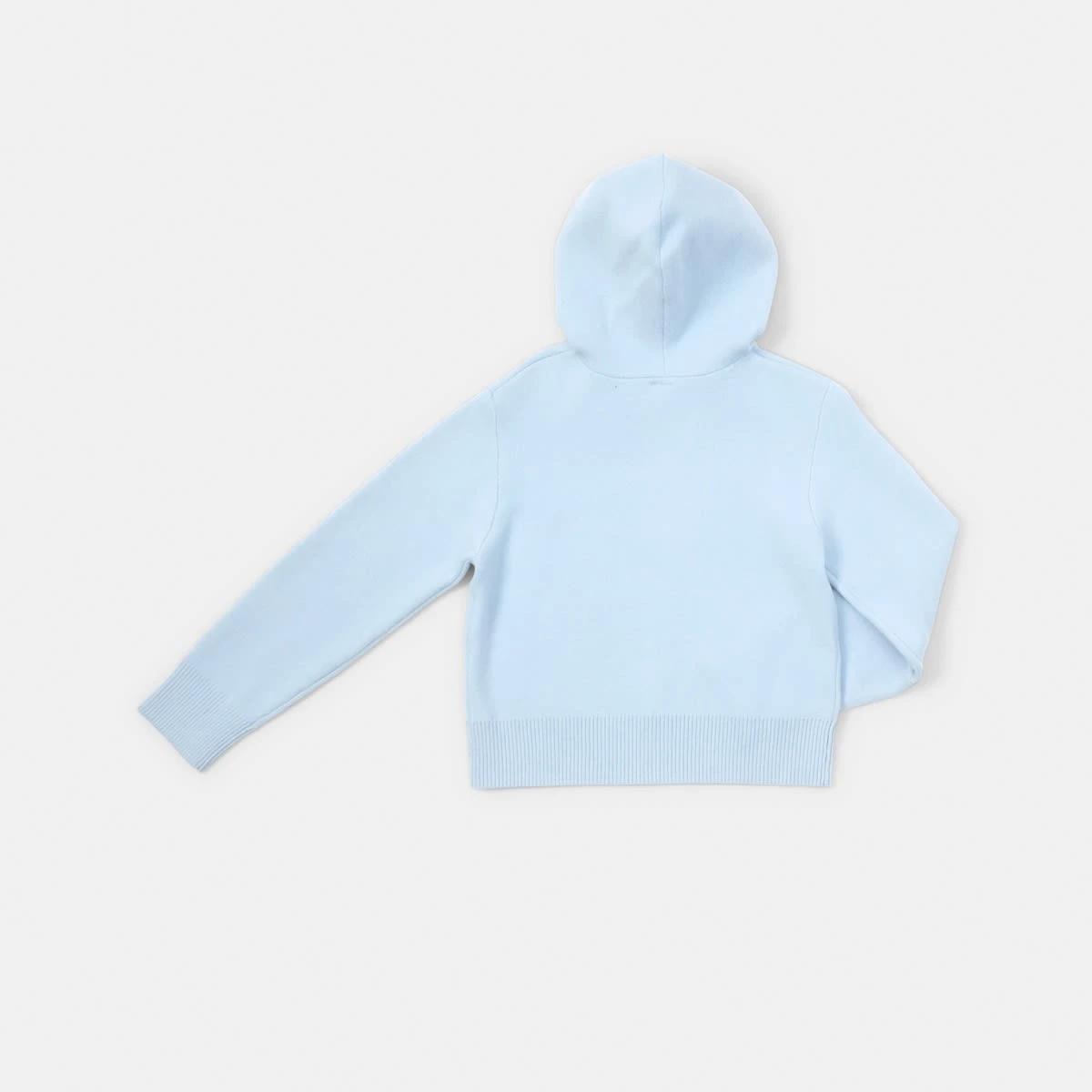 10 Bonded Knit Hoodie Doll Blue, 10 of 10