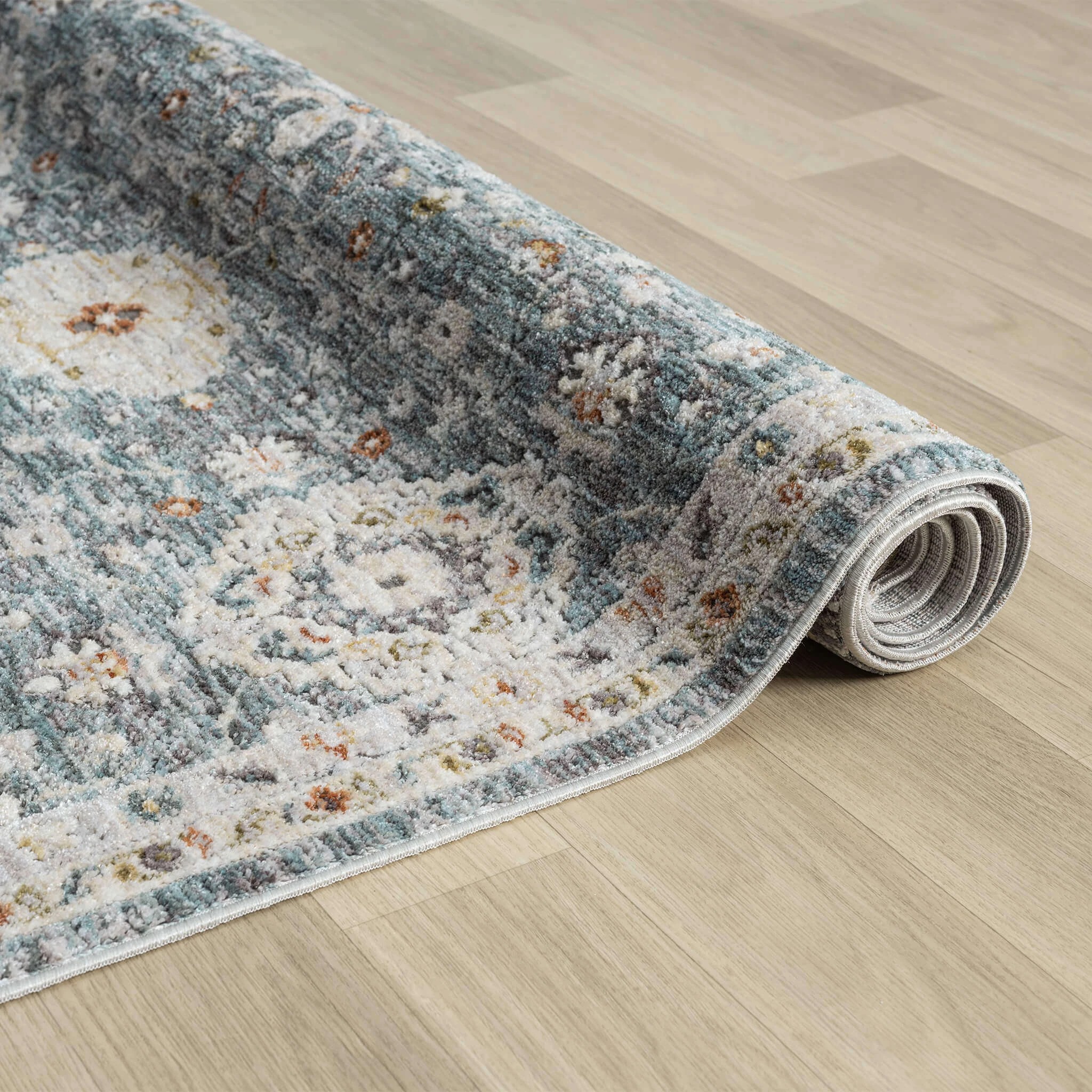 9 La Grace Home Adelia Premium Runner - 80x150cm - Denim, 9 of 10