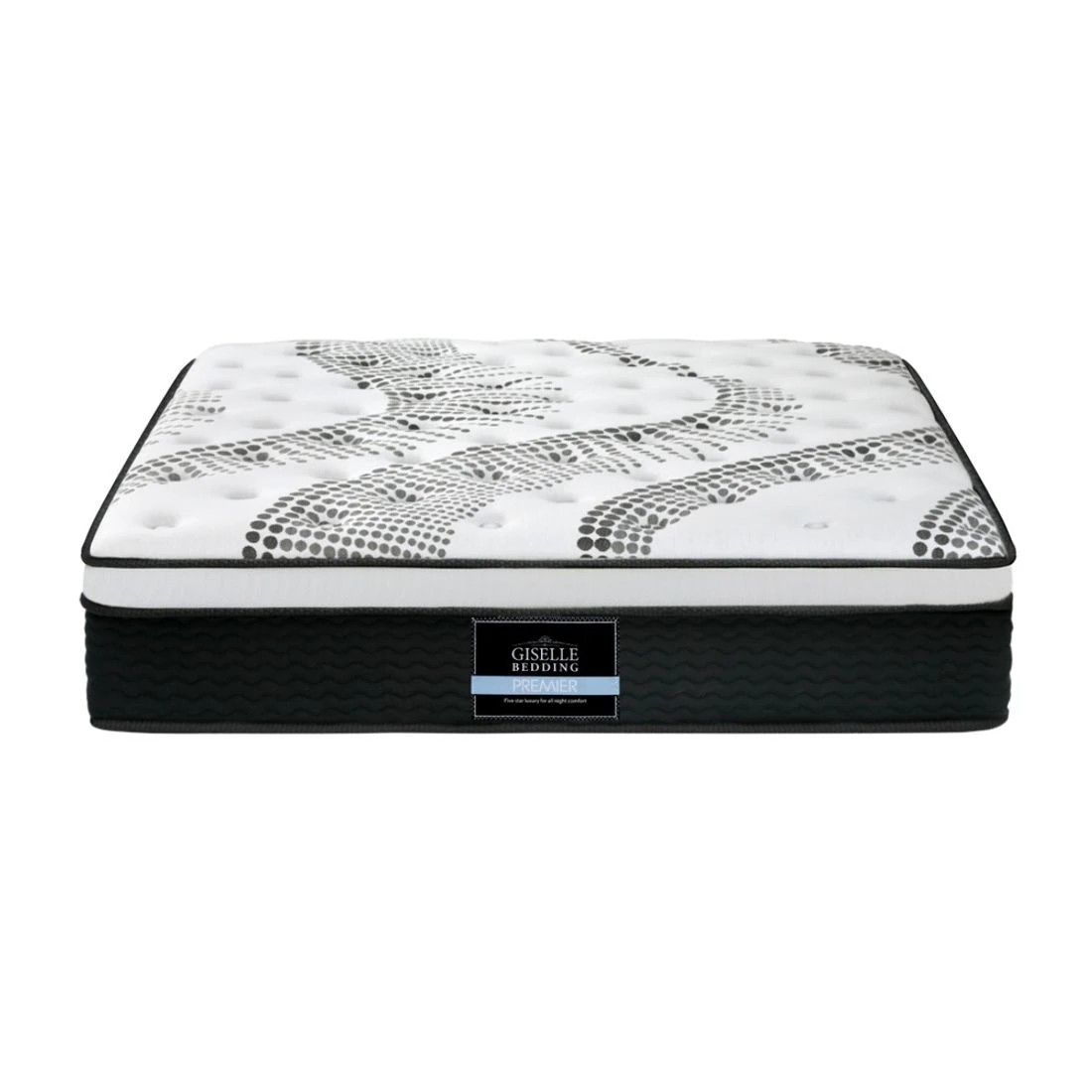 3 Giselle Bedding 32cm Mattress Euro Top Super King - Single Bed - Multi, 3 of 7