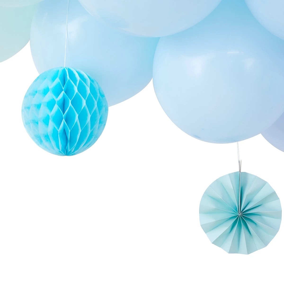 7 Pastel Embellished Mega Balloon Garland, 7 of 8