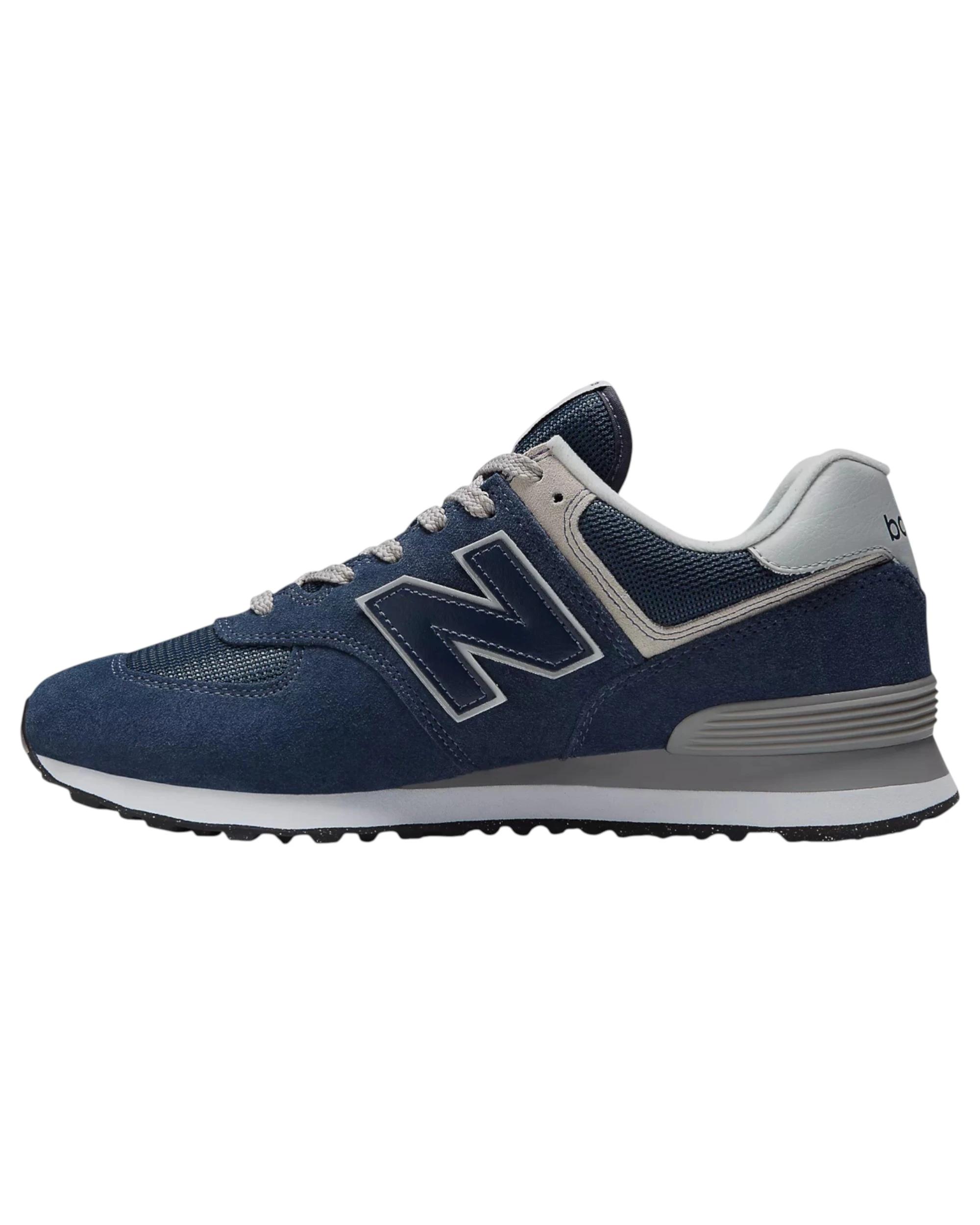 2 New Balance Mens 574 Navy Multi Athletic Shoes NAVY MULTI, 2 of 7