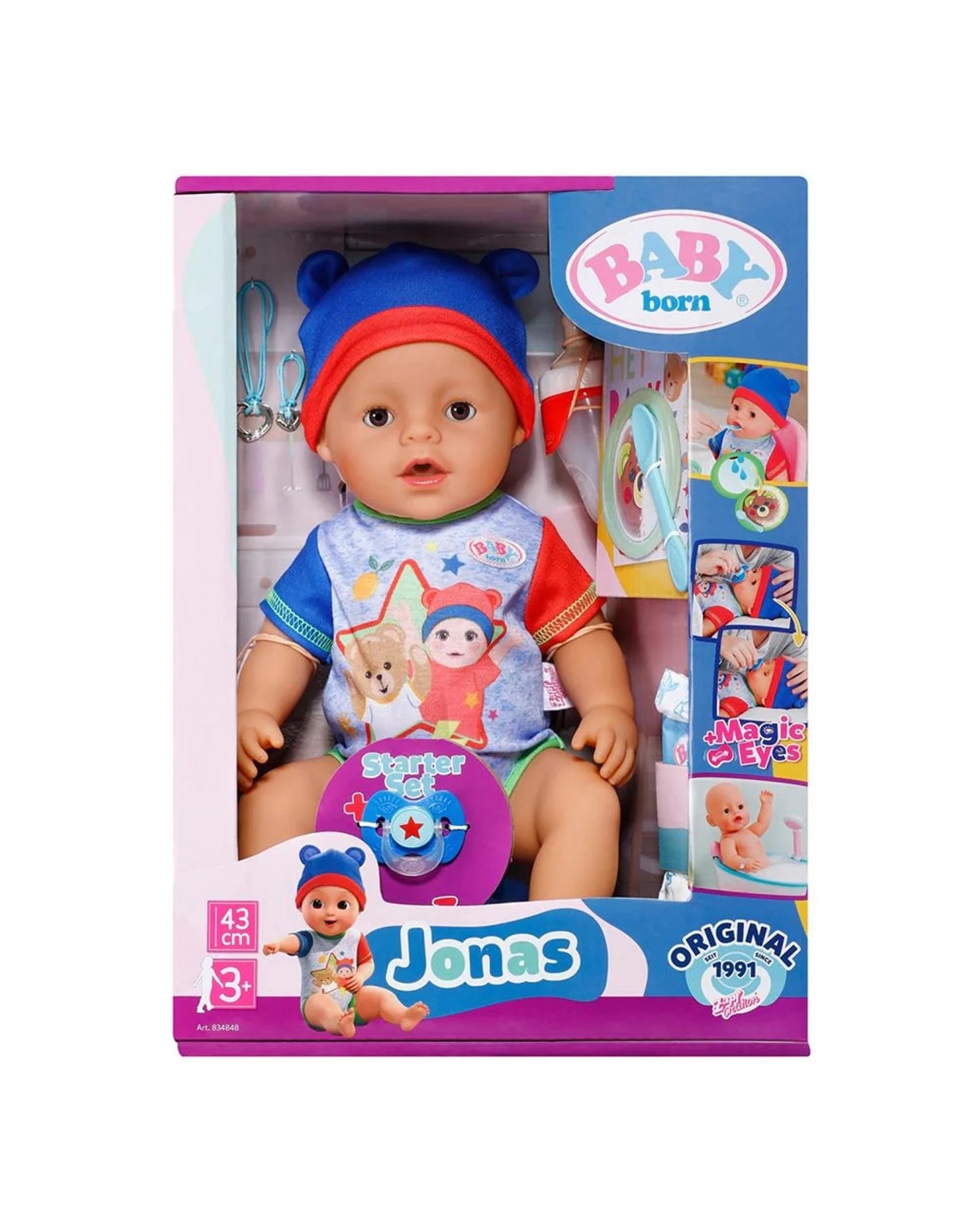 1 Baby Born Jonas 43cm Doll Starter Set, 1 of 10