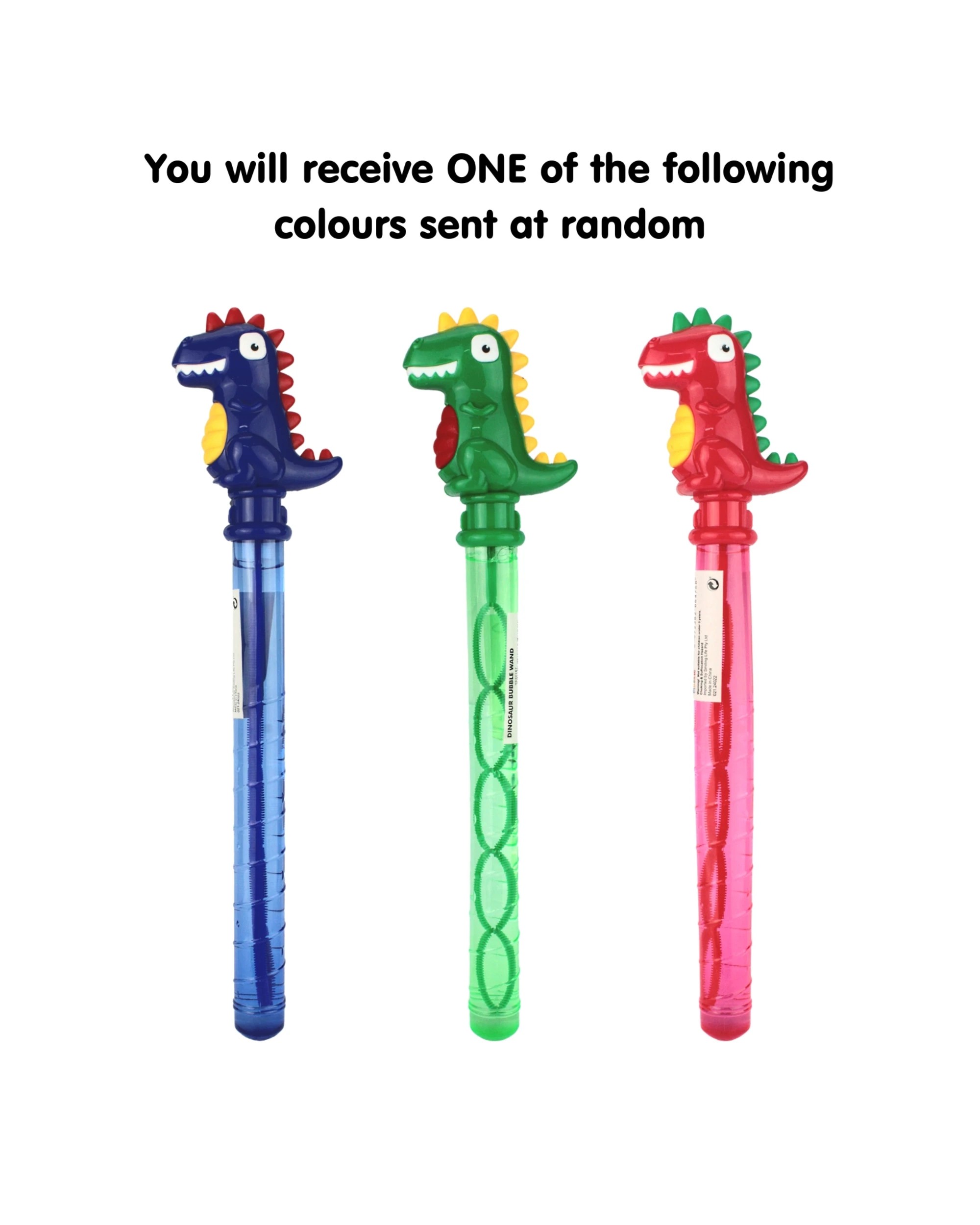 2 Partyrama 37cm Dinosaur Bubble Wand Assorted, 2 of 4