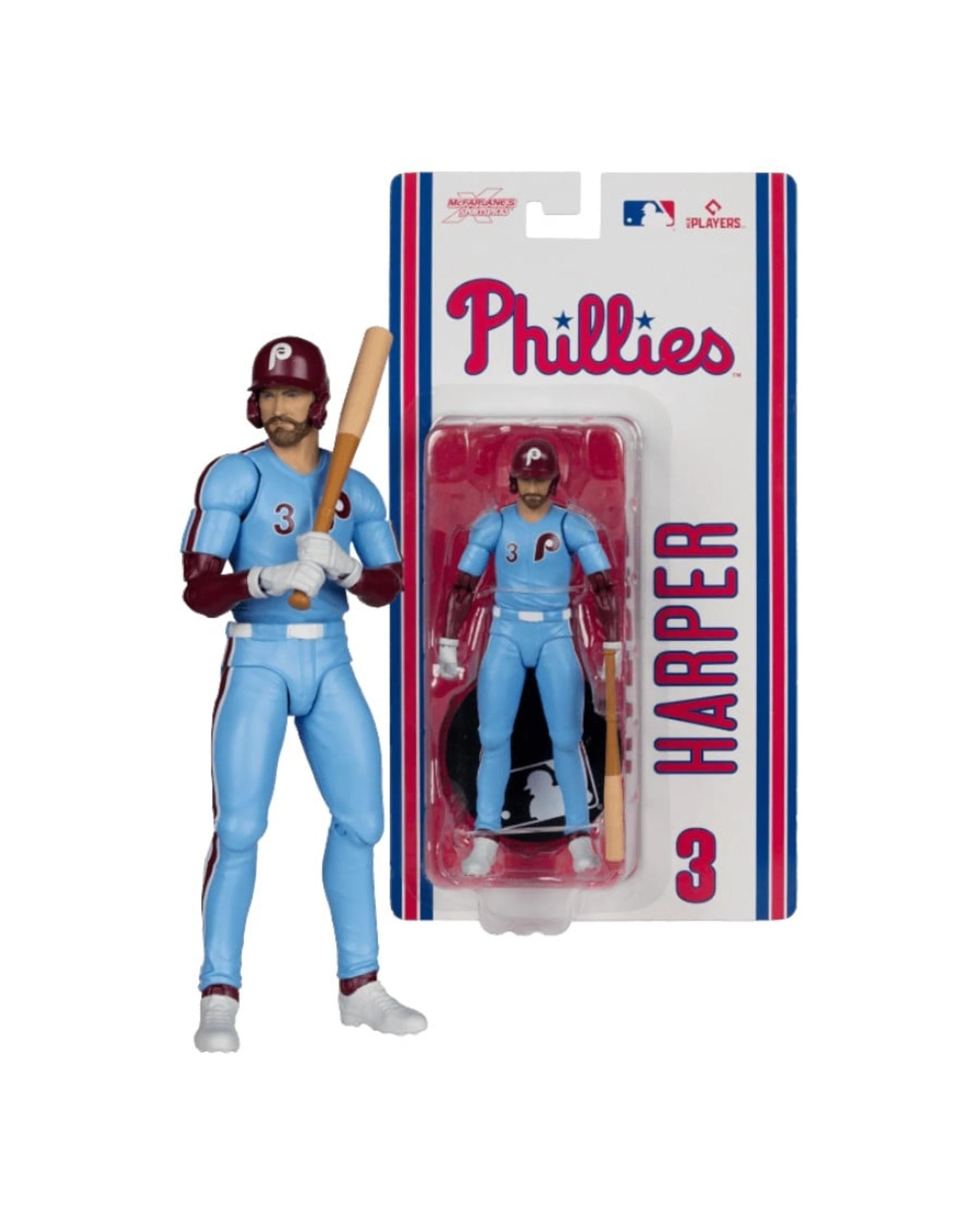 1 McFarlane SportsPicks MLB Phillies Bryce Harper 6 inch Articulated Figure, 1 of 9