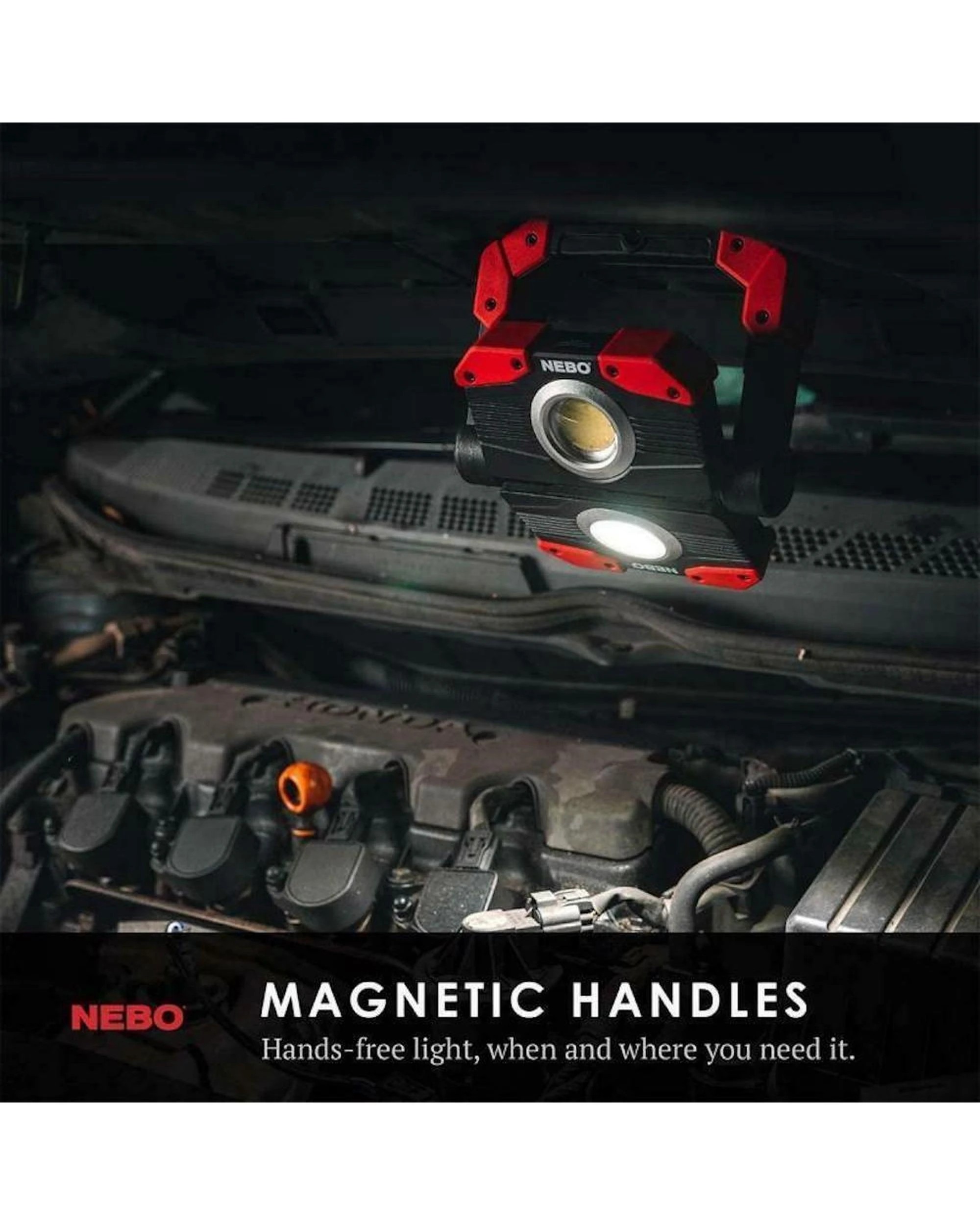 8 Nebo Omni Rechargeable 2000 Lumen LED Flashlight Power Bank Work Spot Light, 8 of 8