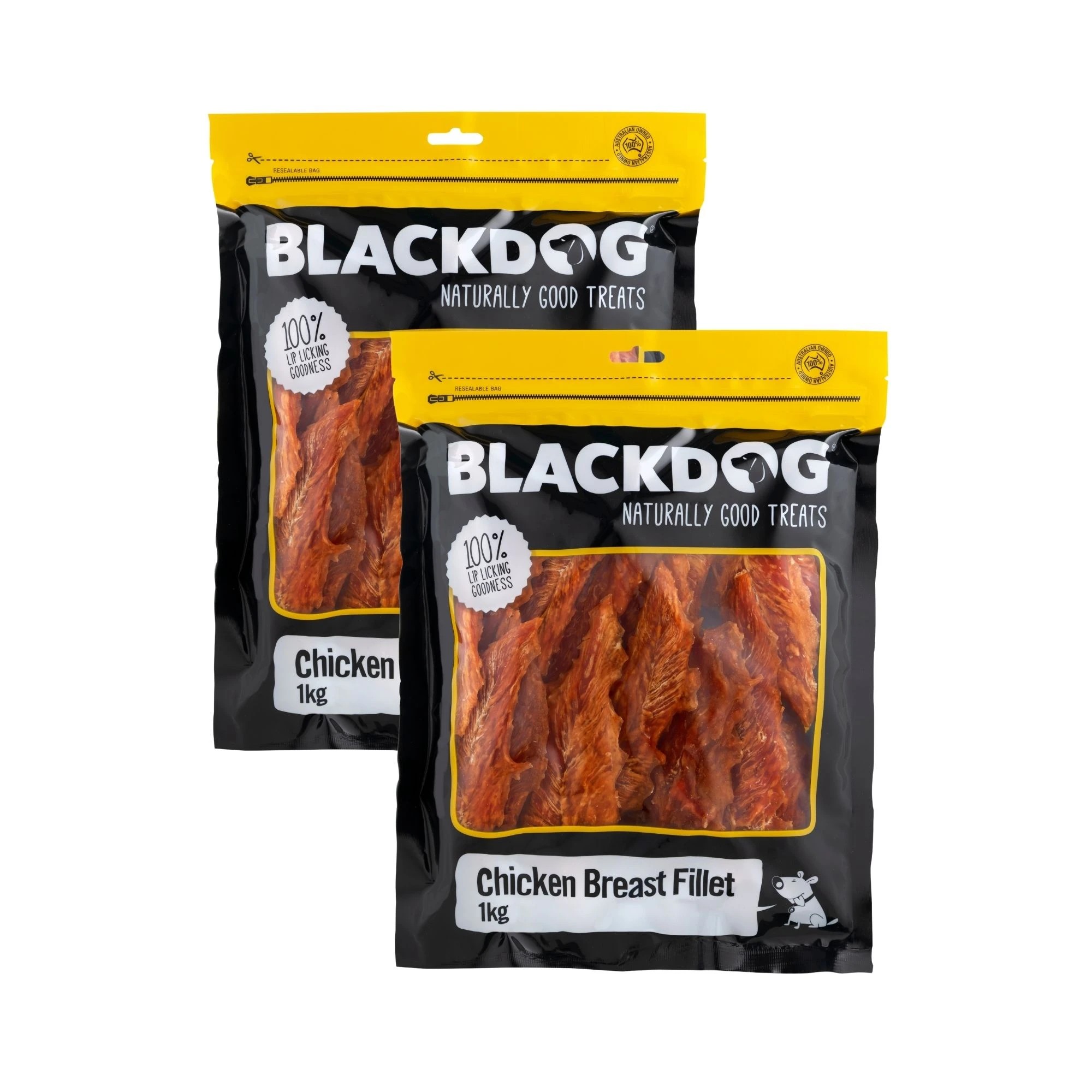 1 Blackdog Chicken Breast Fillets 1kg x 2pk, 1 of 1