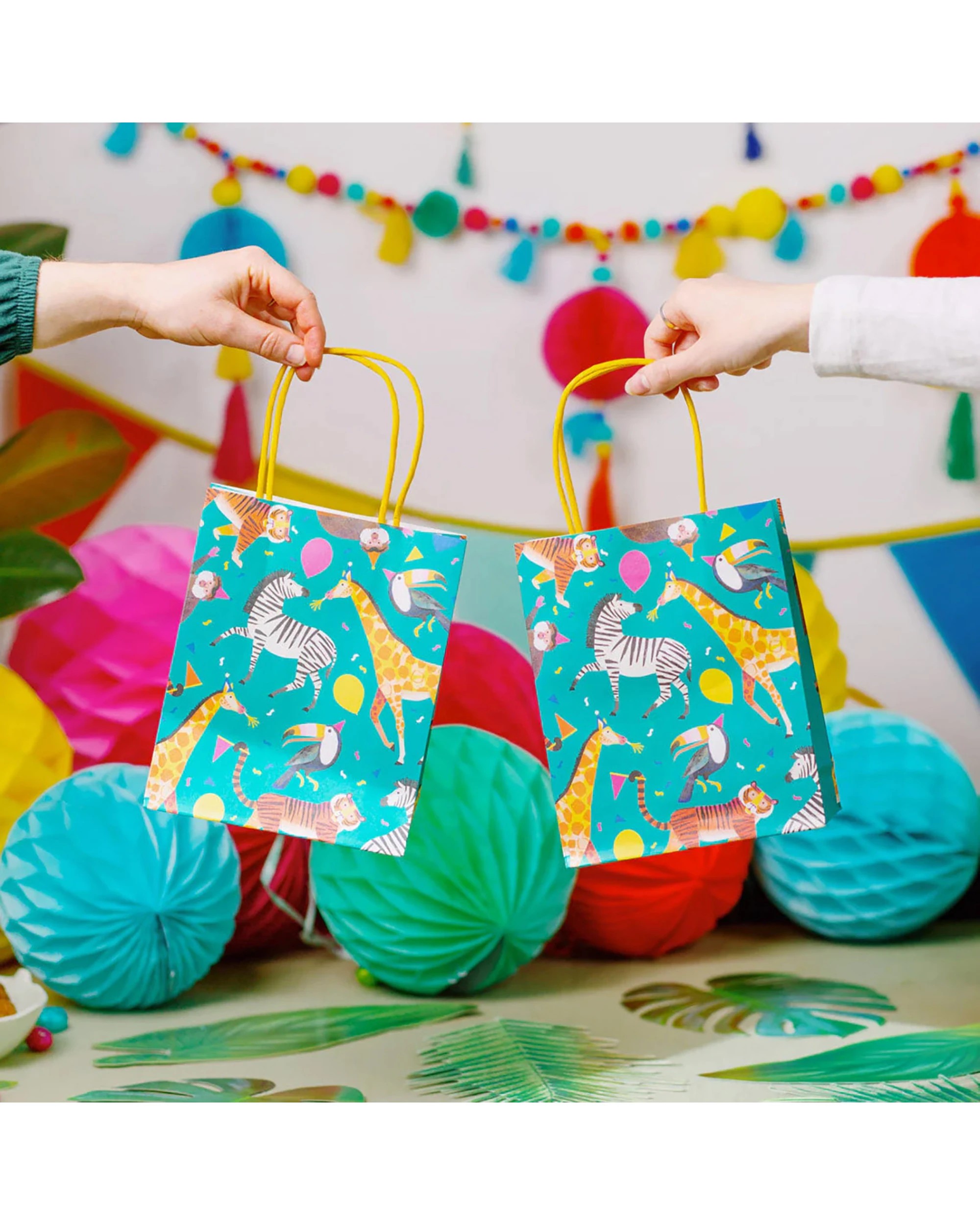 2 Talking Tables Party Animals Paper Gift Bags Pack of 8, 2 of 5