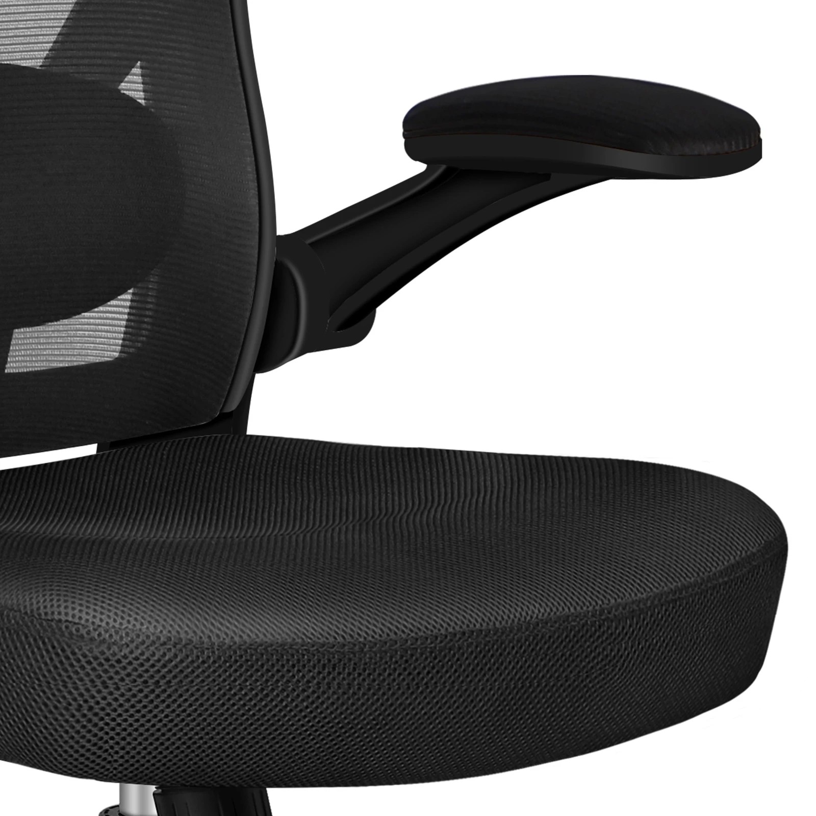 8 Alfordson Mesh Office Chair Executive Computer Gaming Fabric Seat Tilt - Black, 8 of 10